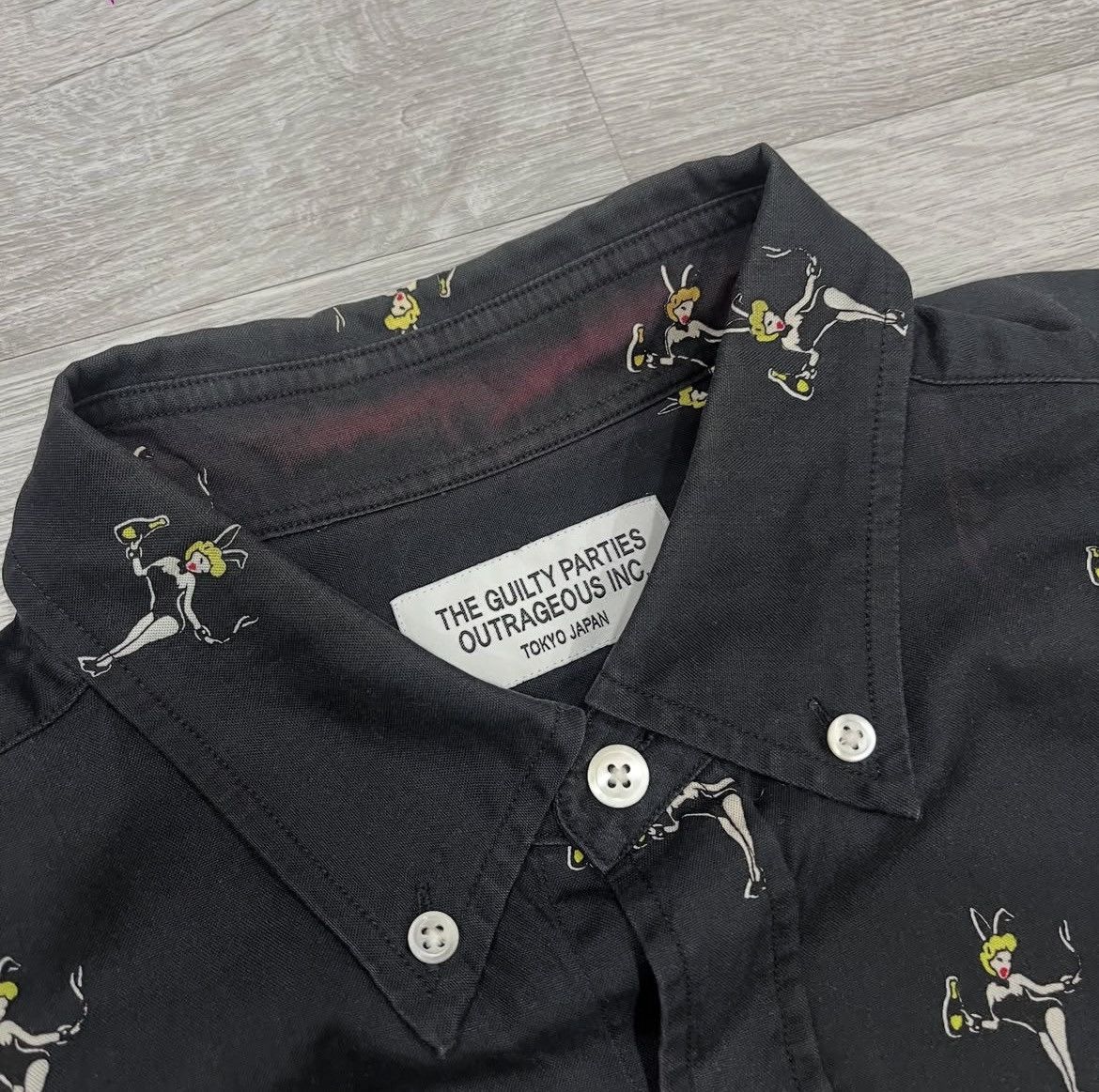 Wacko Maria 🇯🇵 Wacko Maria Bunny Girls All Over Print Shirt Button Up Size US L / EU 52-54 / 3 - 3 Thumbnail