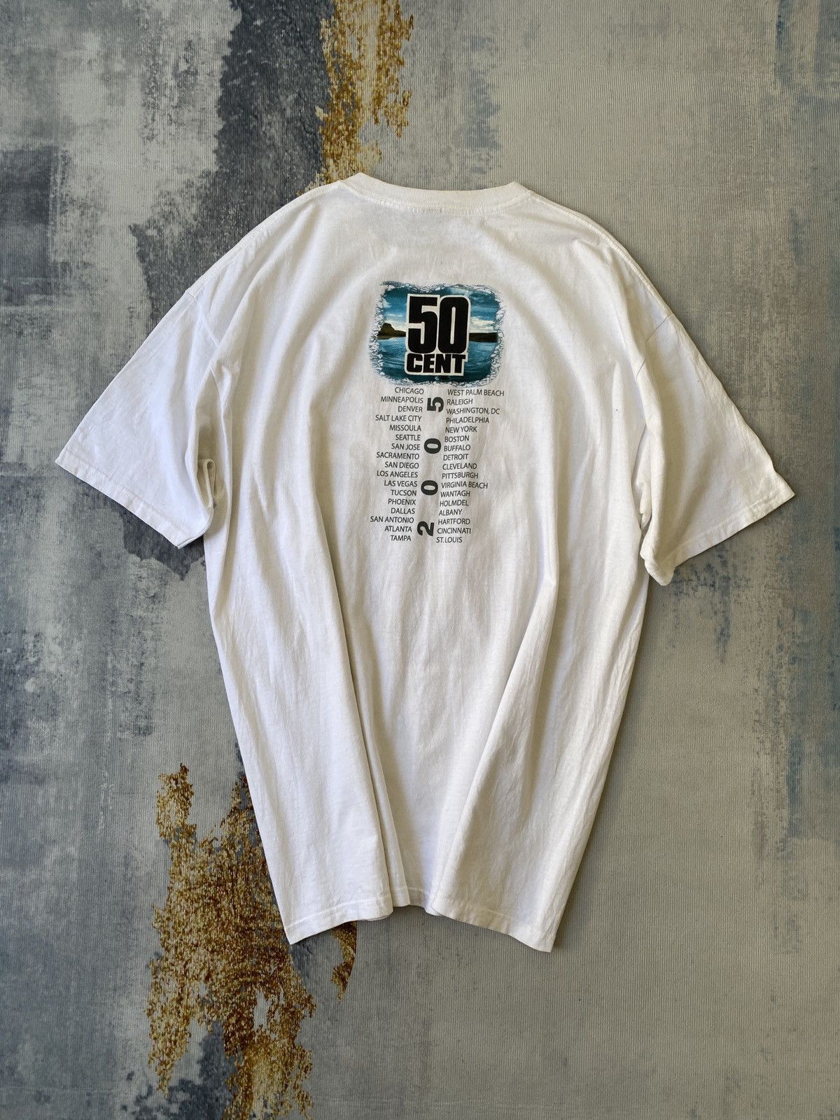 50 Cent × Rap Tees × Vintage Vintage 2005 50 Cent Rapper Tees Size US XL / EU 56 / 4 - 2 Thumbnail