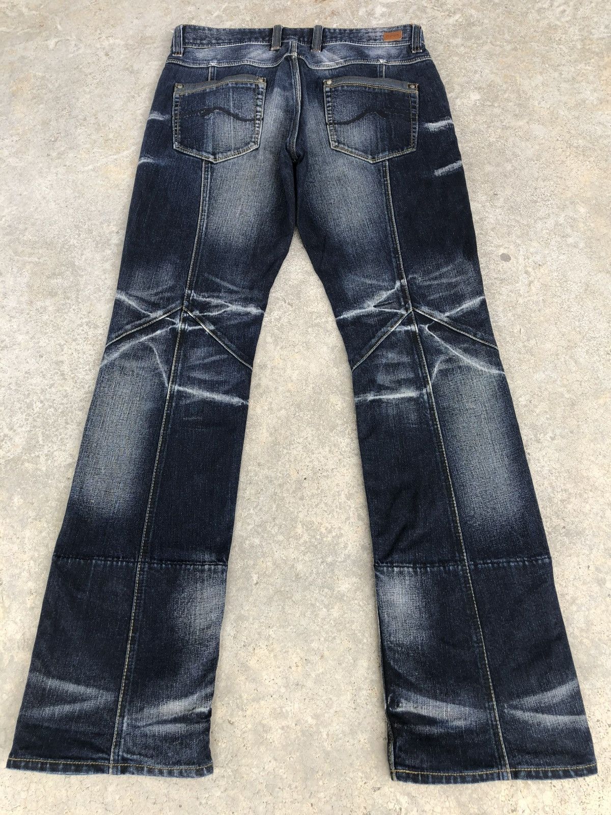 If Six Was Nine Nicole Club Flared Jeans Distressed Jeans Size US 32 / EU 48 - 2 Thumbnail