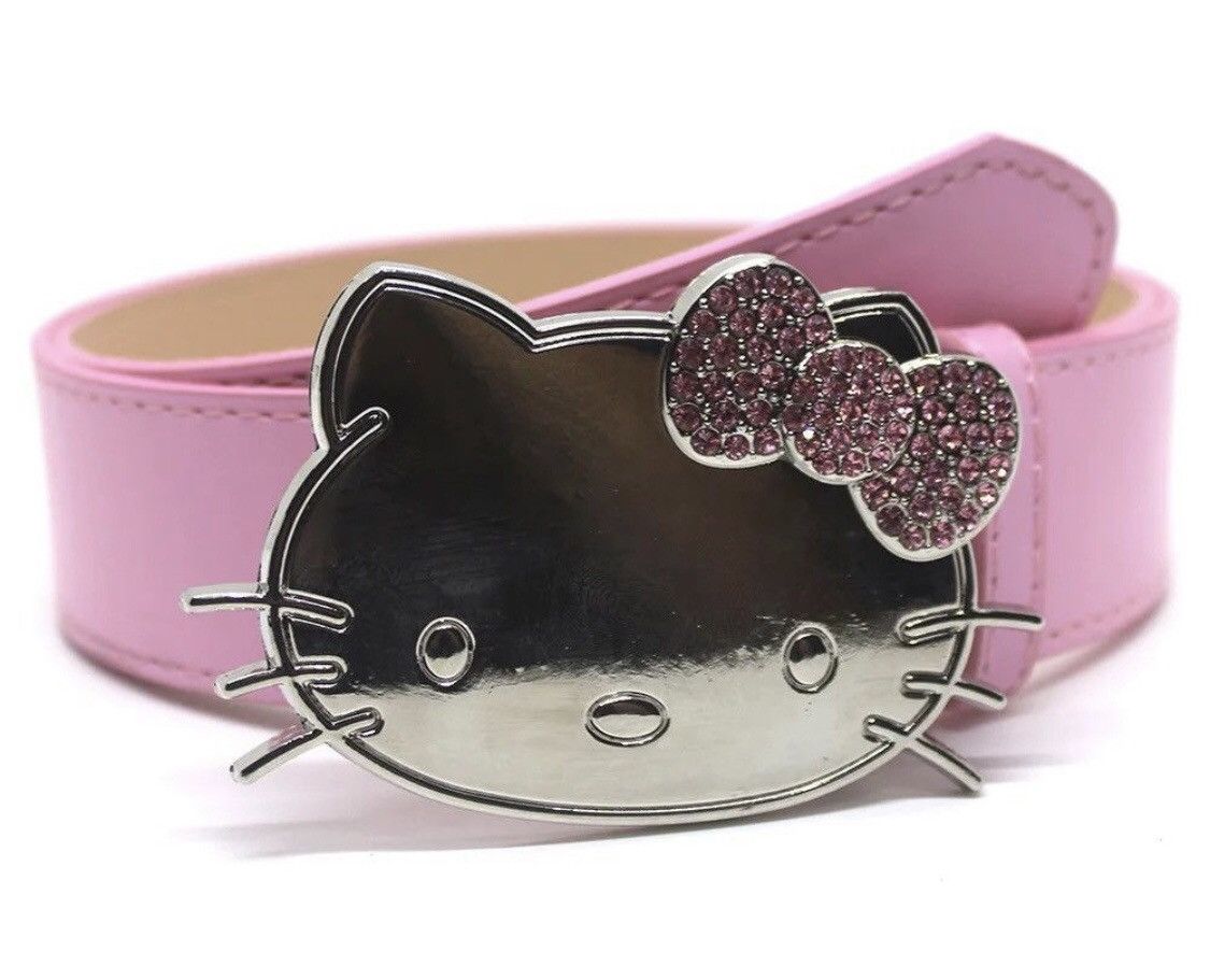 Leather Hello Kitty Pu Leather Belt Size ONE SIZE - 3 Thumbnail