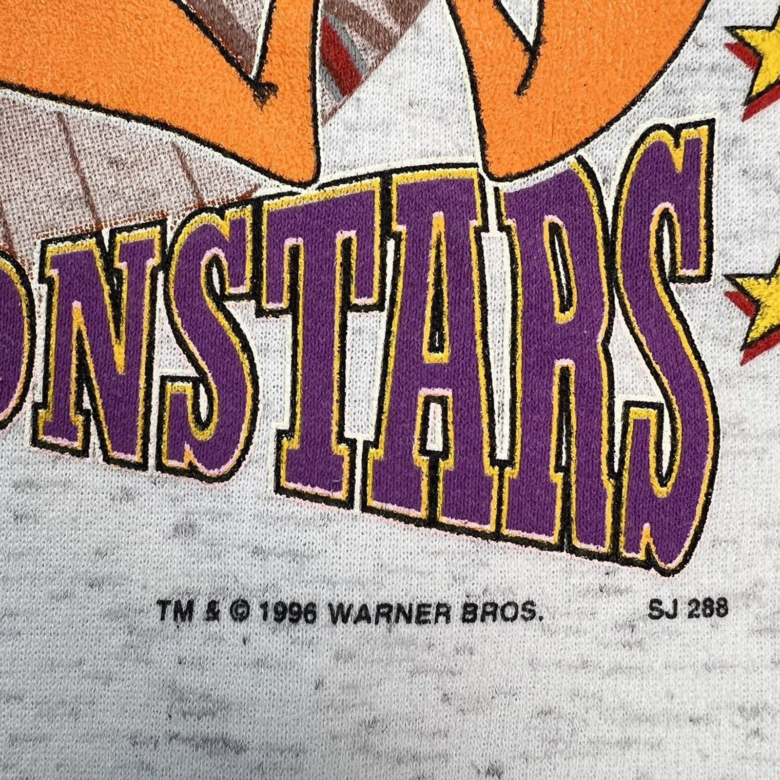NBA × Vintage × Warner Bros Vintage 1996 Space Jam Sweatshirt Tune Squad vs Monstars Size US XS / EU 42 / 0 - 4 Thumbnail