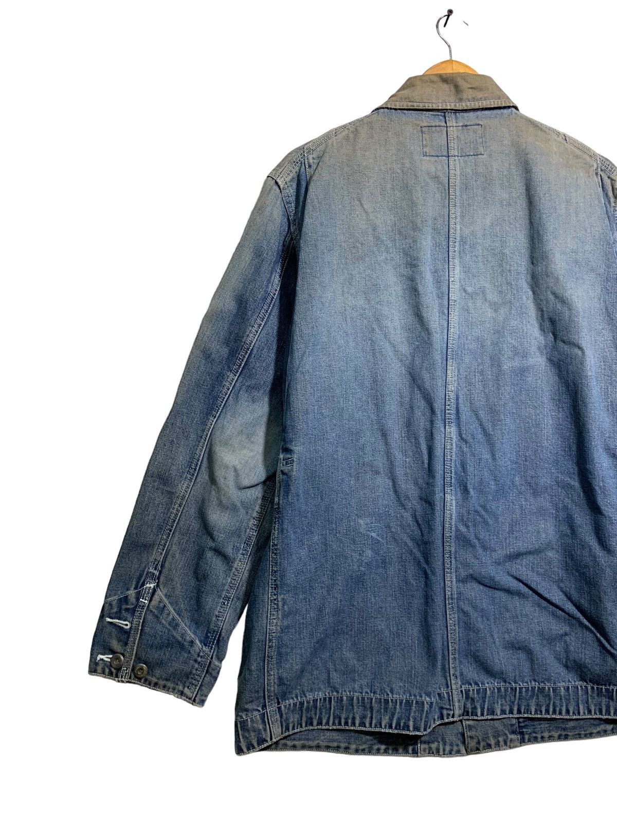 Polo Ralph Lauren 🔥VTG POLO SPORT WORKWEAR DENIM CHORE JACKET Size US L / EU 52-54 / 3 - 7 Thumbnail