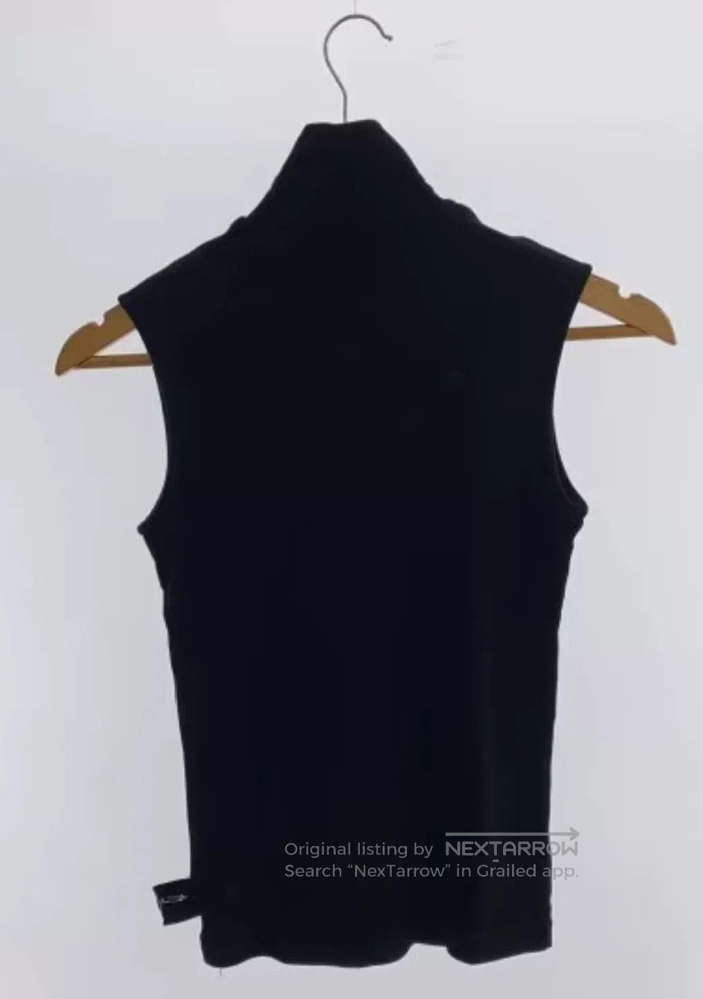 Yohji Yamamoto Yohji Yamamoto Black Sleeveless Knit Top. Size L / US 10 / IT 46 - 2 Thumbnail