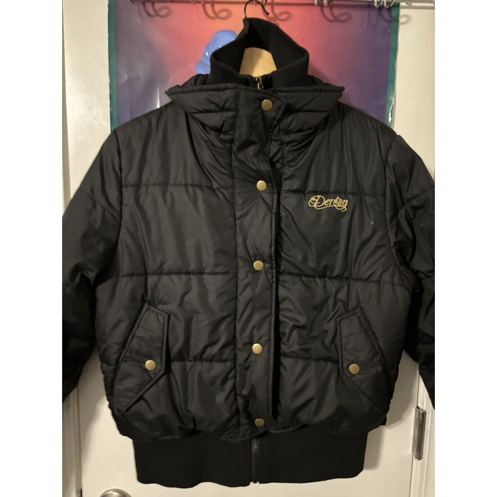 Other vintage house of derion y2k puffer jacket black rare Xl Size XL / US 12-14 / IT 48-50 - 4 Thumbnail