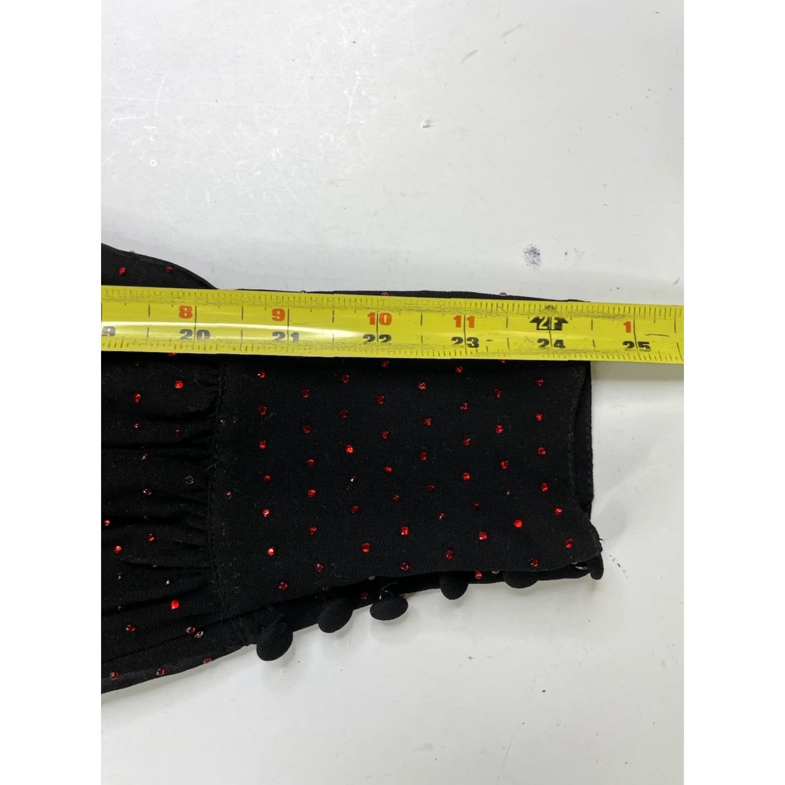 Vintage DUNDAS x REVOLVE DELIRIUM BODYSUIT Black Ruby Womens M Bodysuit Party/Cocktail Polka Dot Rhinestone One-Piece Size M / US 6-8 / IT 42-44 - 6 Thumbnail