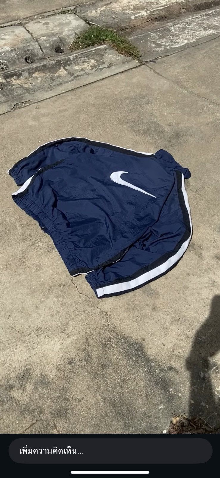 Nike JACKET NIKE BIG LOGO NAVY BLUE VINTAGE90 Size US M / EU 48-50 / 2 - 1 Thumbnail