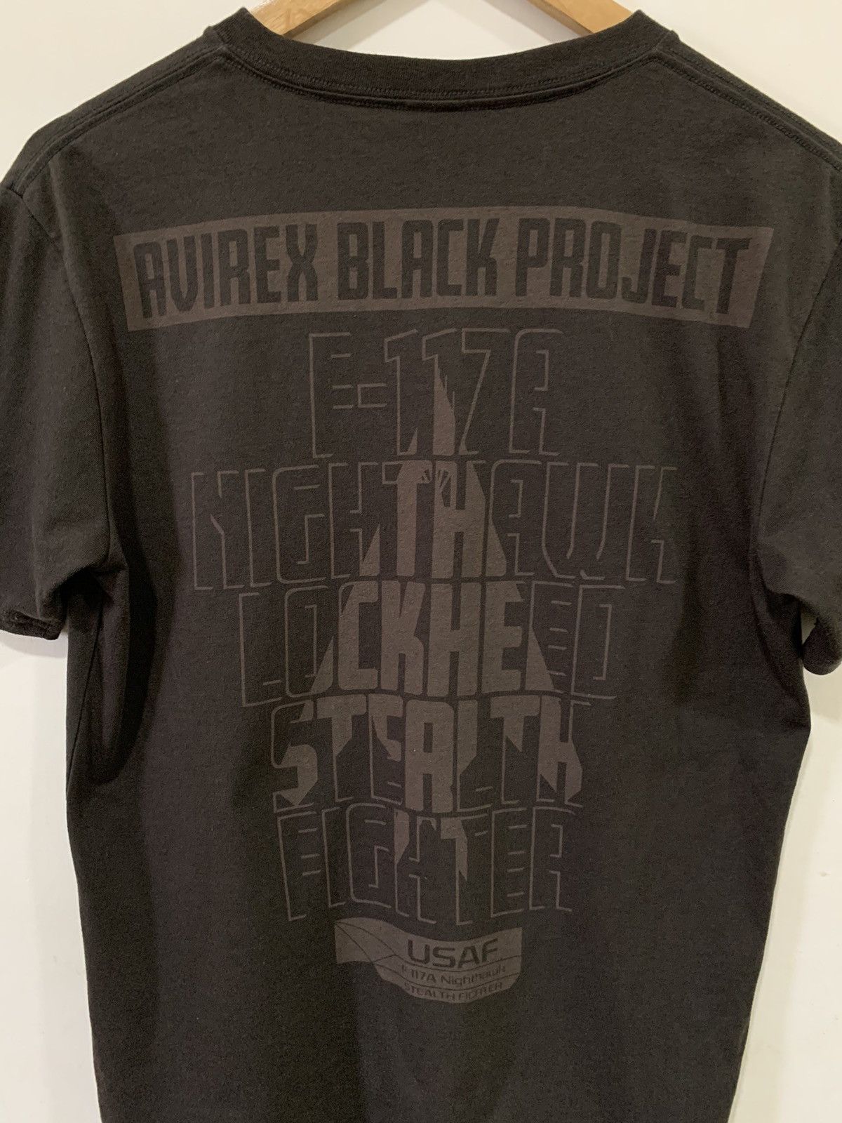 Avirex U.S Army Air Force Avirex Black Project Tshirt Size US M / EU 48-50 / 2 - 7 Thumbnail