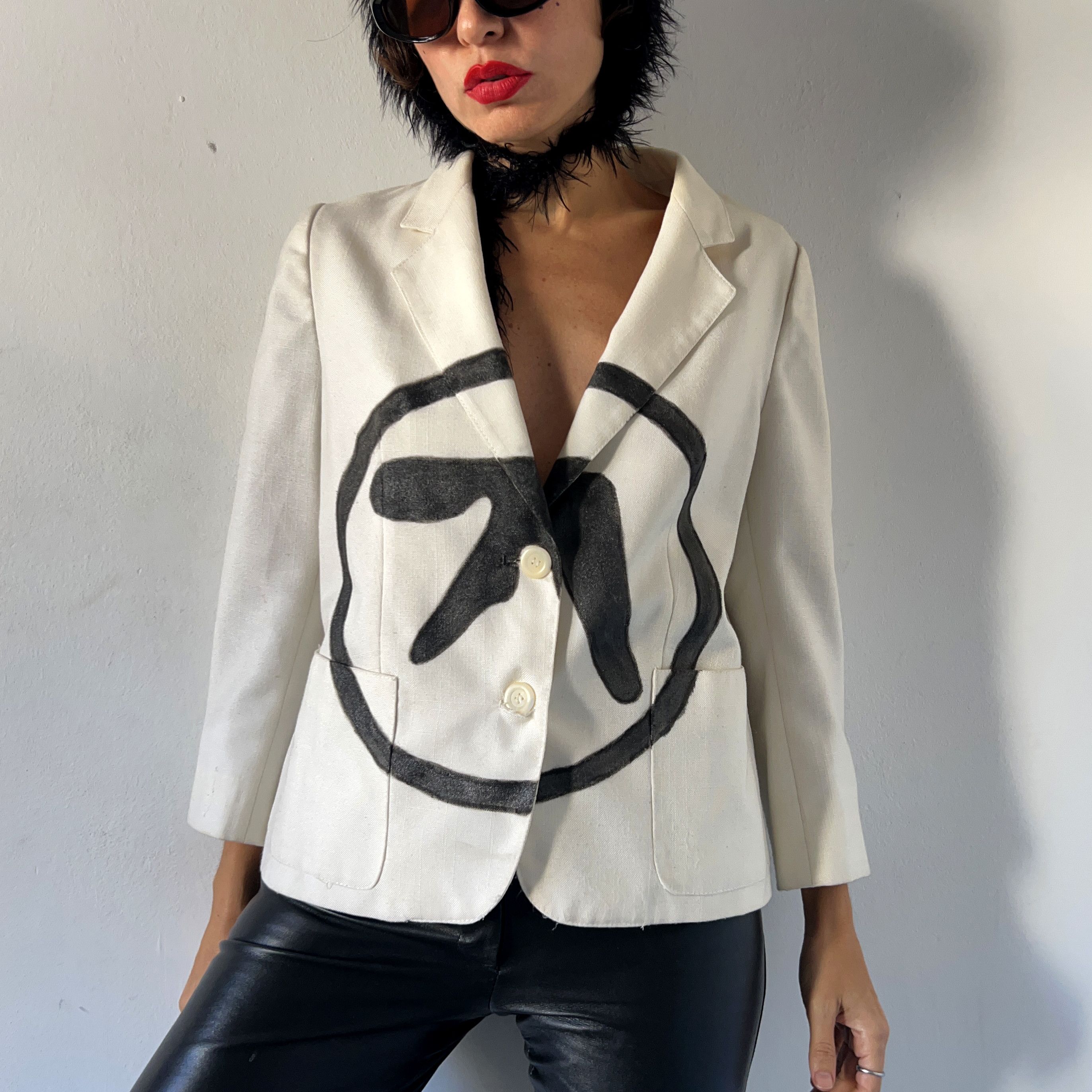 Vintage Aphex twin custom made vintage blazer Size M / US 6-8 / IT 42-44 - 6 Thumbnail