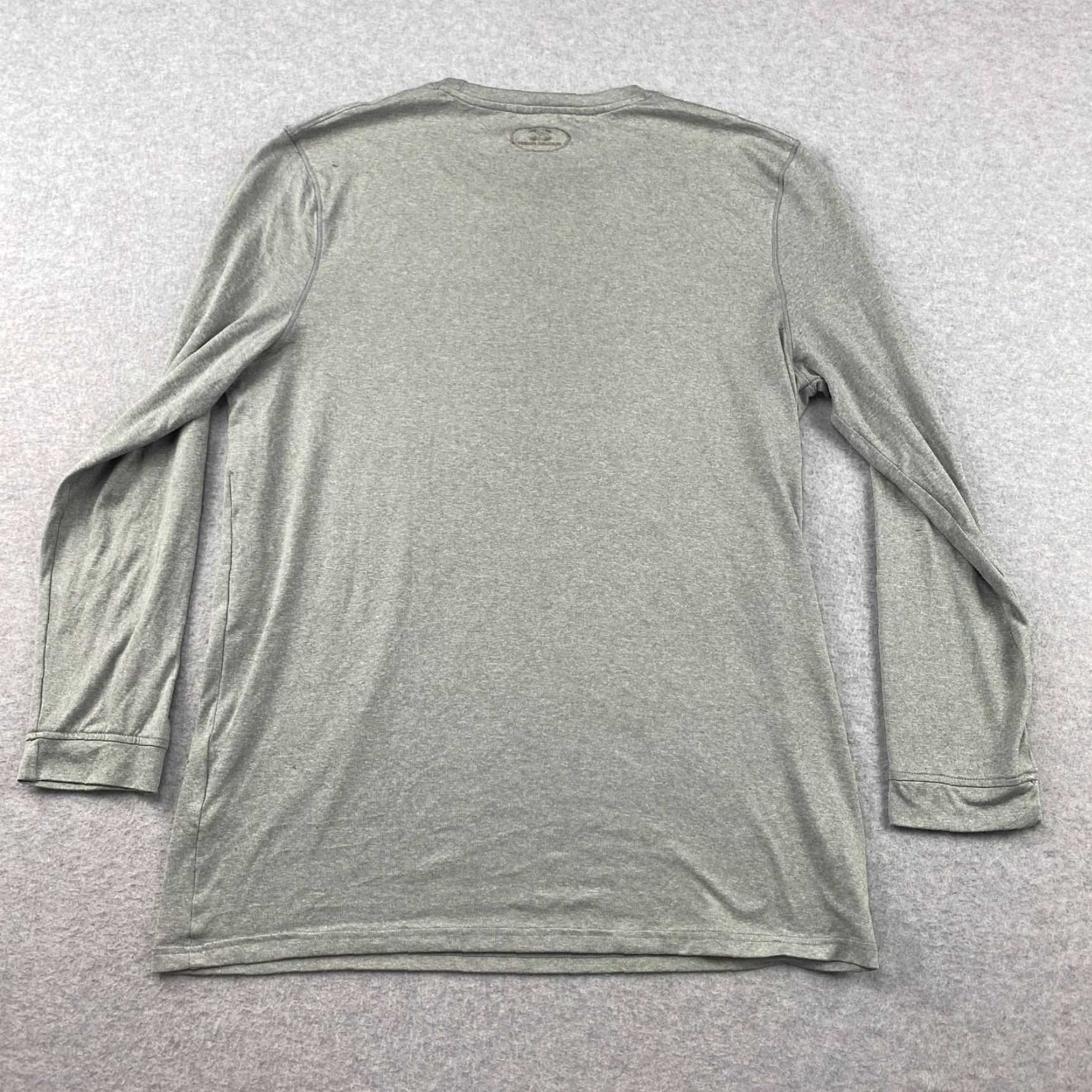 Under Armour Under Armour HeatGear Shirt Mens Small S Gray Loose Fit Long Sleeve Pullover Size US S / EU 44-46 / 1 - 4 Thumbnail