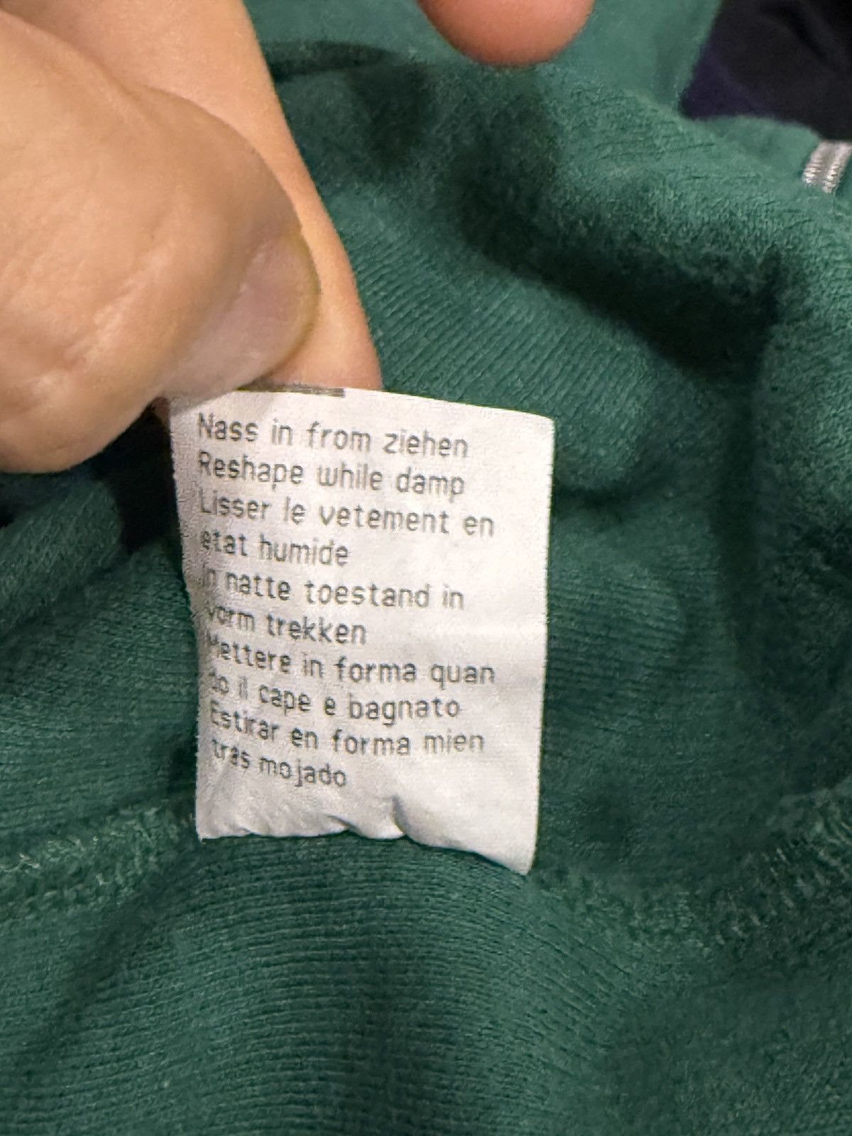 Yves Saint Laurent 90s YSL Sweatshirt 1/4 Quarter Zip Green Vintage Sweater Size US M / EU 48-50 / 2 - 11 Thumbnail