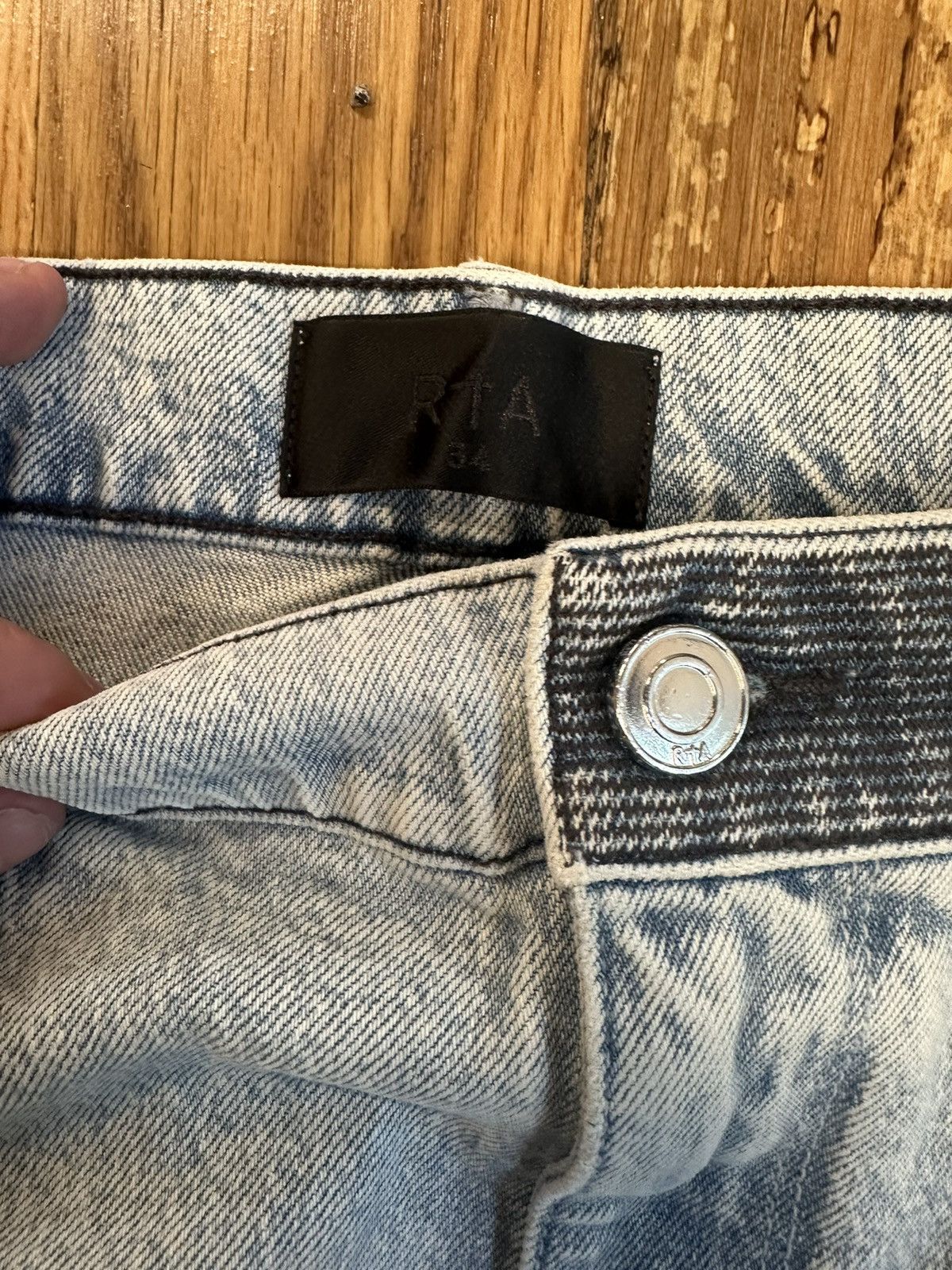 Rta Rta Rest In Peace/Power Blue Denim Jeans Size 34 NEW Size US 34 / EU 50 - 3 Thumbnail