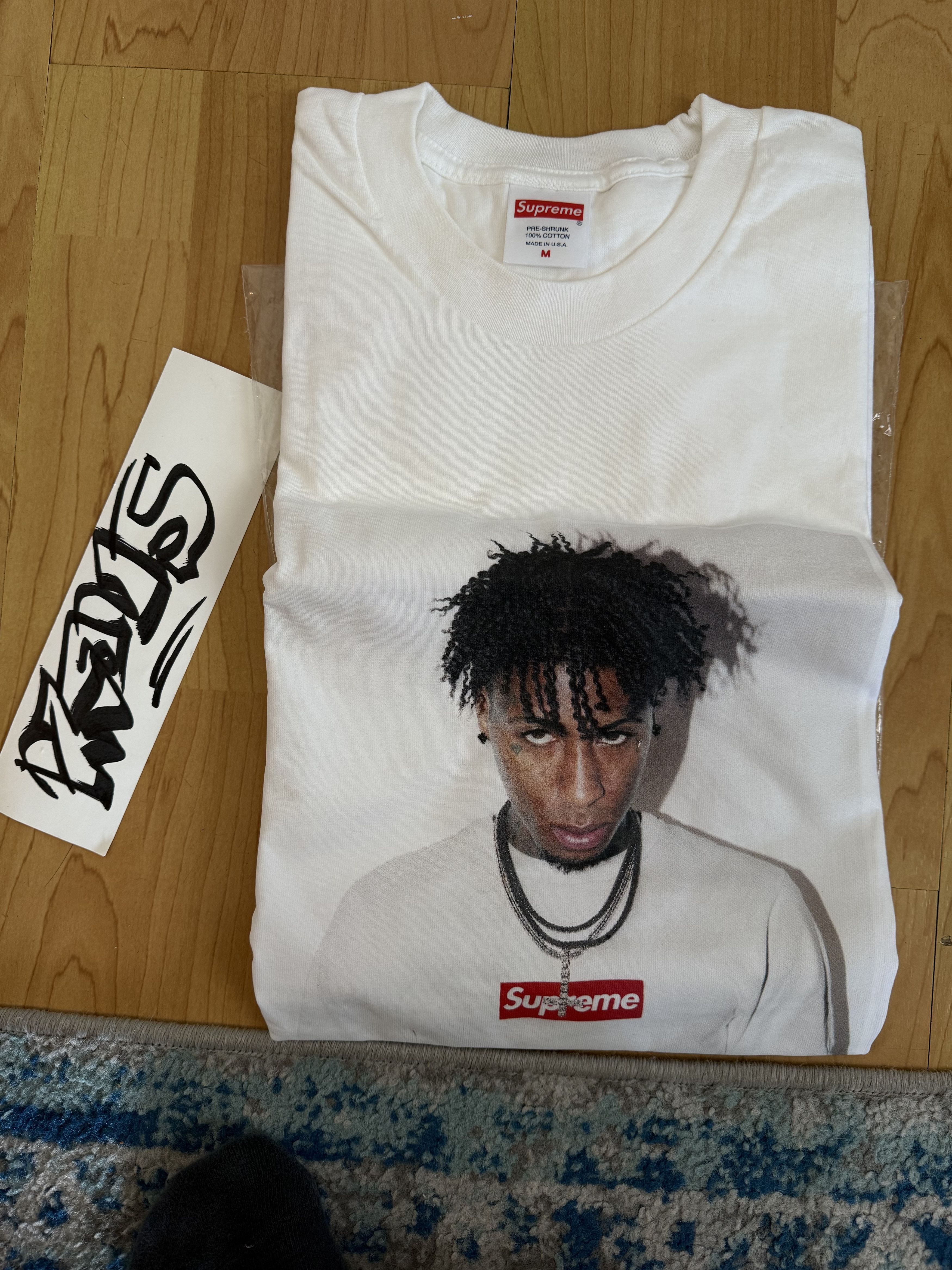 Supreme Supreme NBA Youngboy Photo Tee White Medium | Grailed