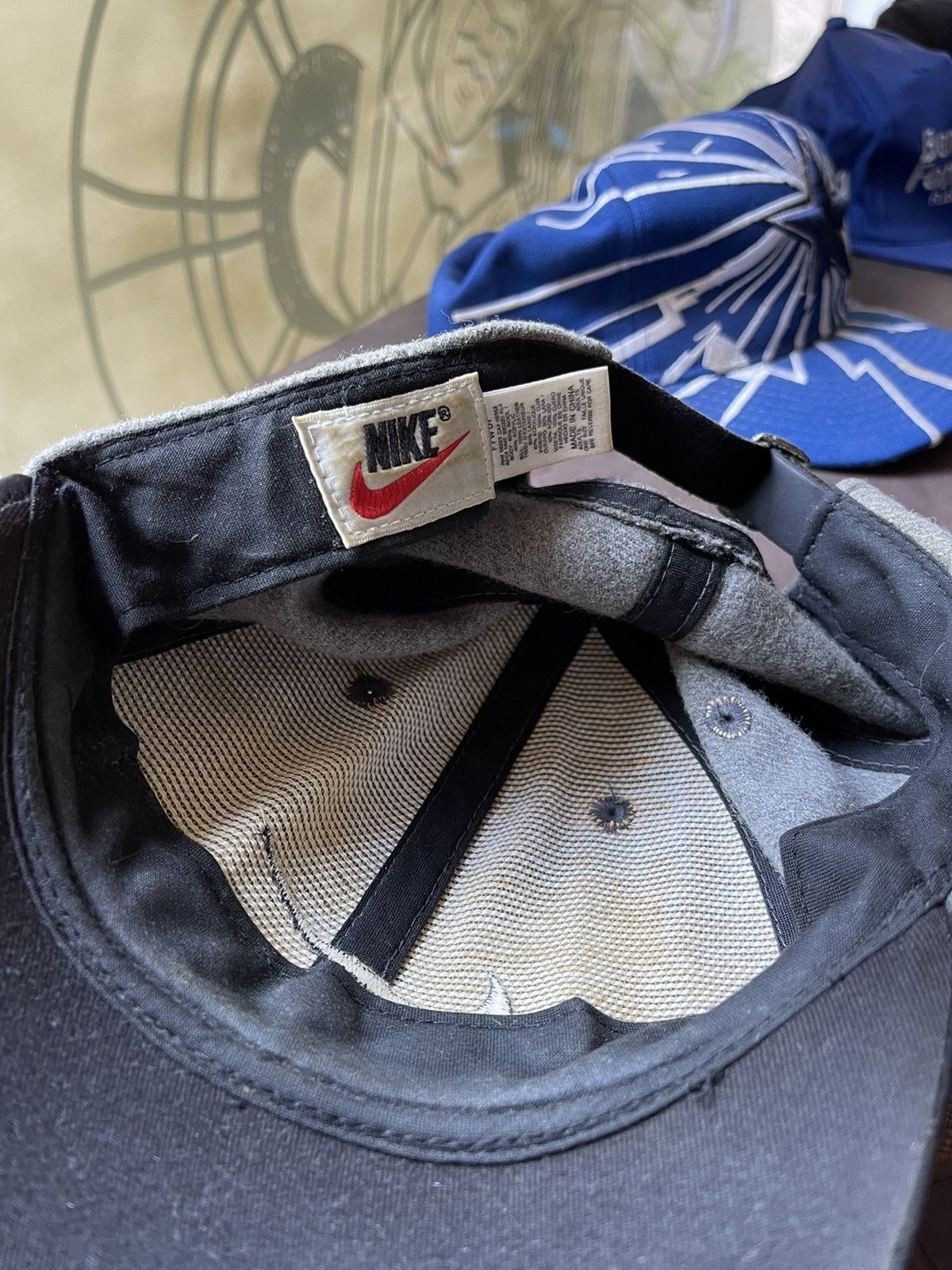 Nike × Vintage Vintage Nike 90s wool hat Size ONE SIZE - 4 Thumbnail