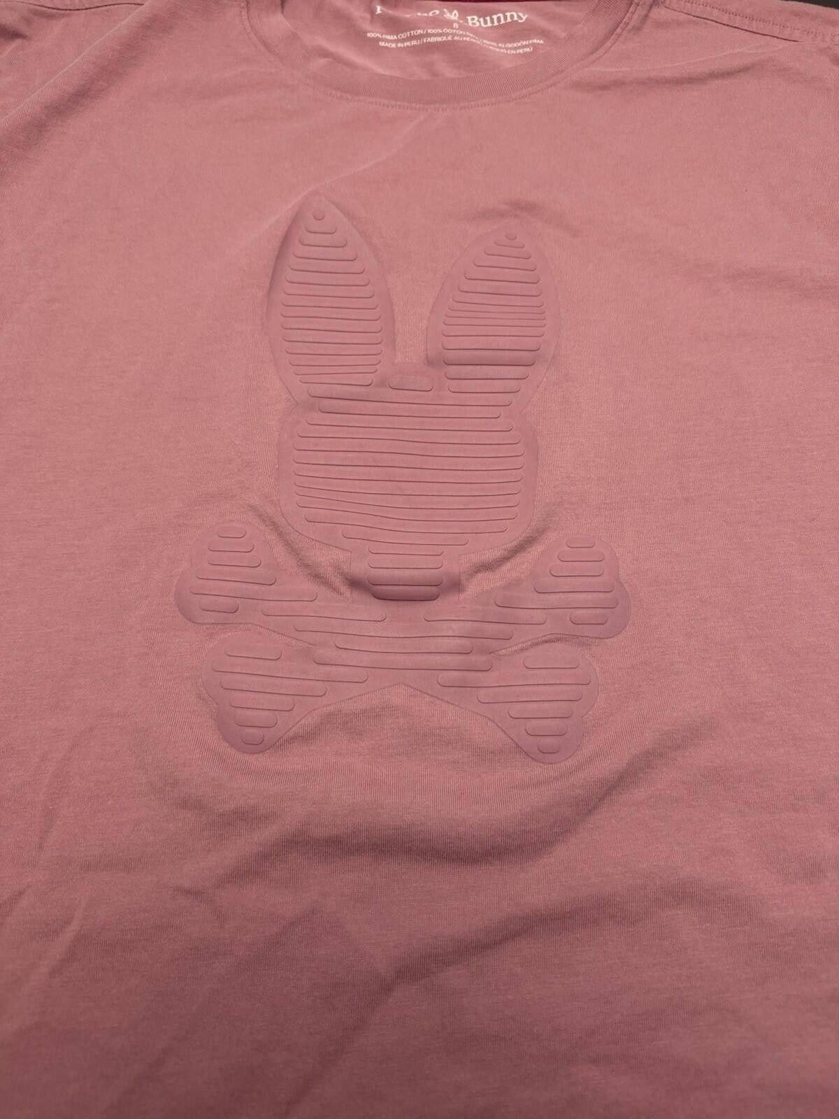Psycho Bunny Psycho Bunny Men’s Size 8 Pink Pima Cotton Graphic T Shirt Size US M / EU 48-50 / 2 - 3 Thumbnail