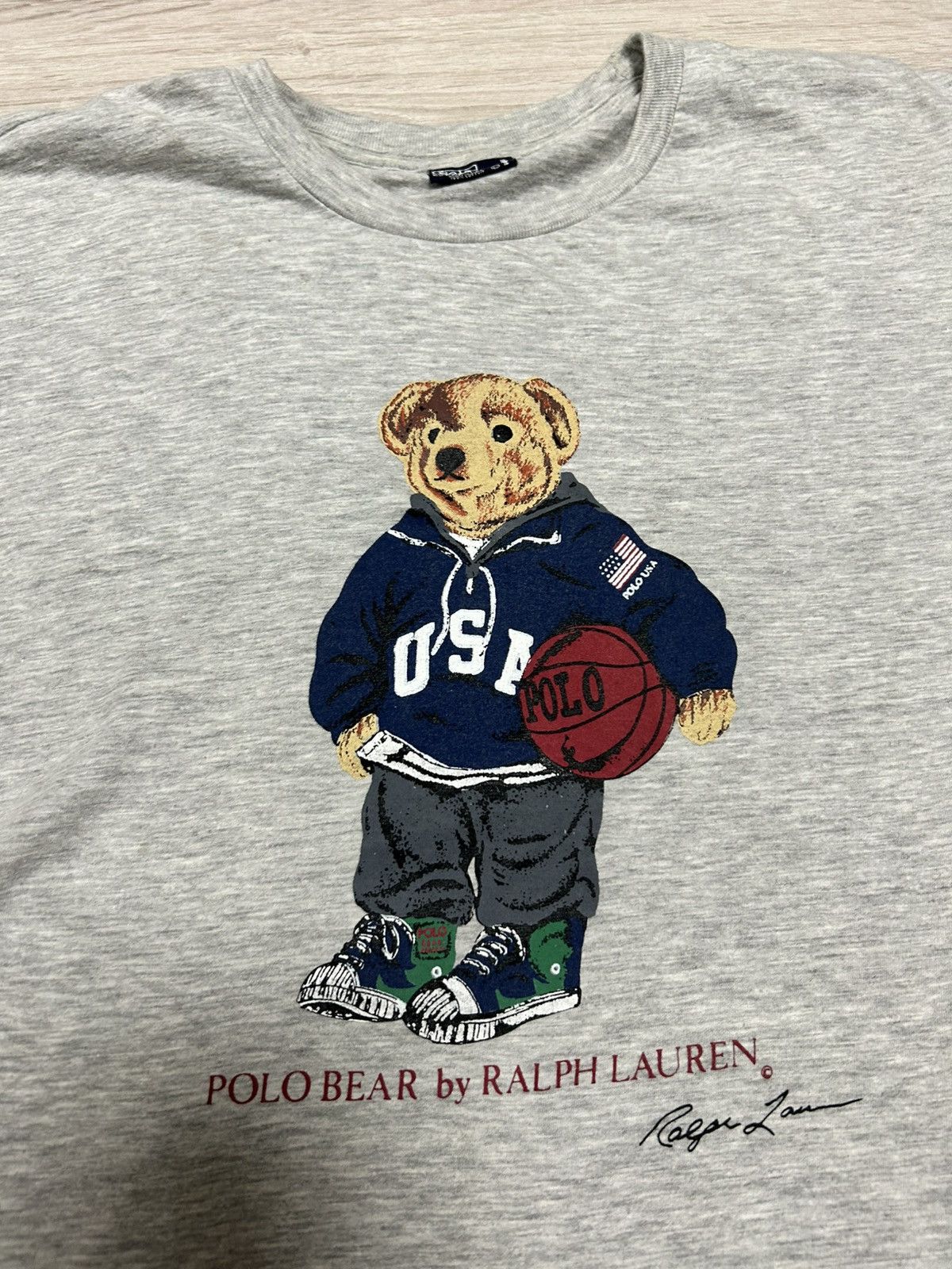 Polo Ralph Lauren Vintage 90’s Polo Ralph Lauren Bear Made in USA size XL Size US XL / EU 56 / 4 - 2 Thumbnail