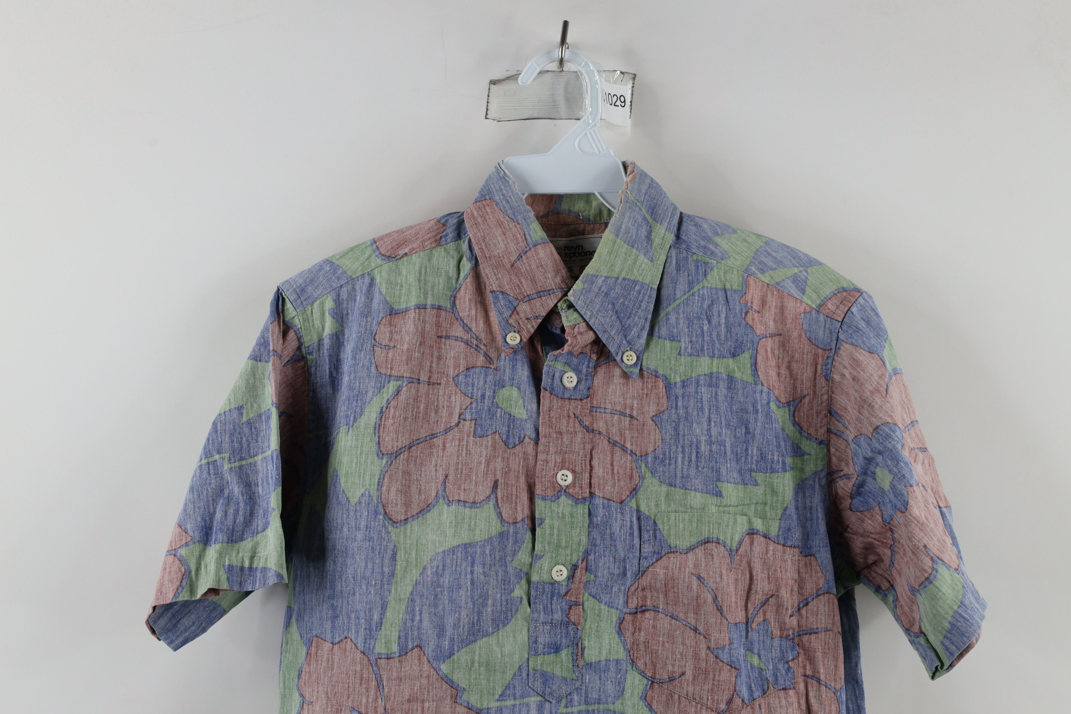 Reyn Spooner × Vintage Vintage 90s Reyn Spooner Print Flower Button Down Polo USA Size US S / EU 44-46 / 1 - 2 Thumbnail