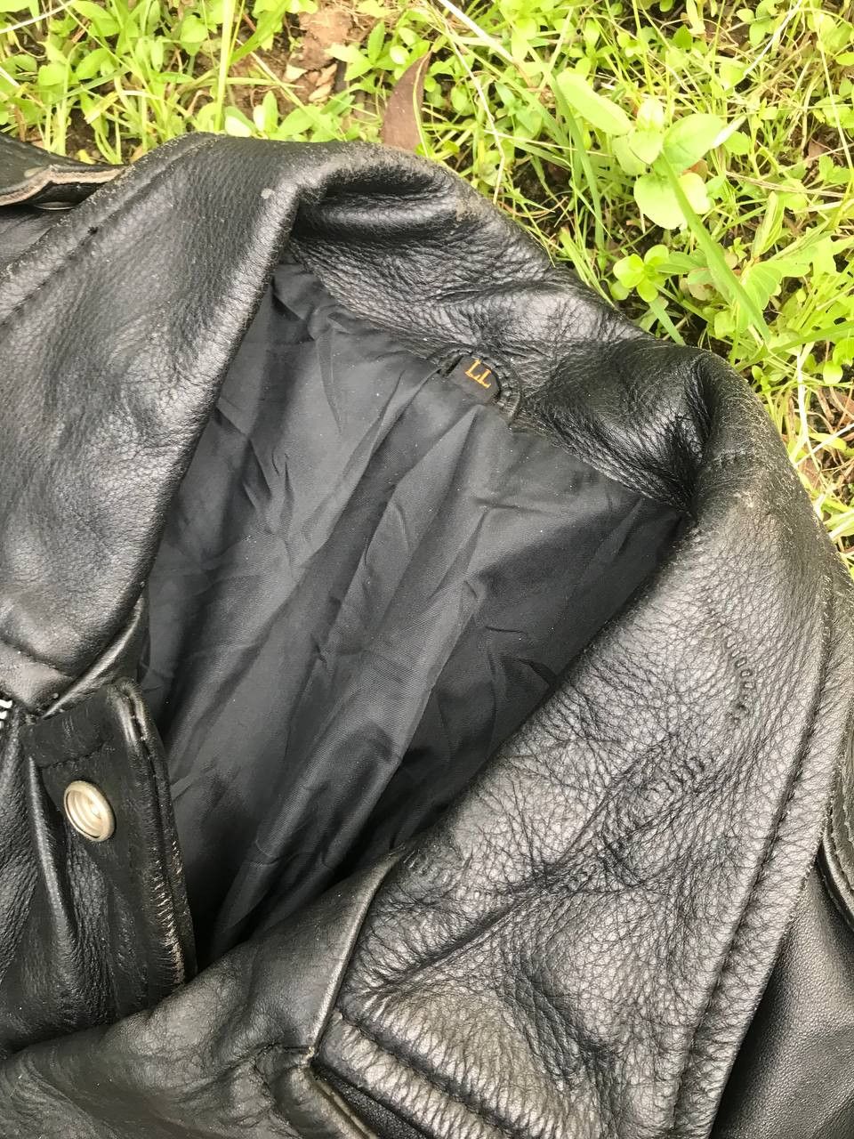 Japanese Brand RAVINE LEATHER BIKER JACKET Size US L / EU 52-54 / 3 - 3 Thumbnail