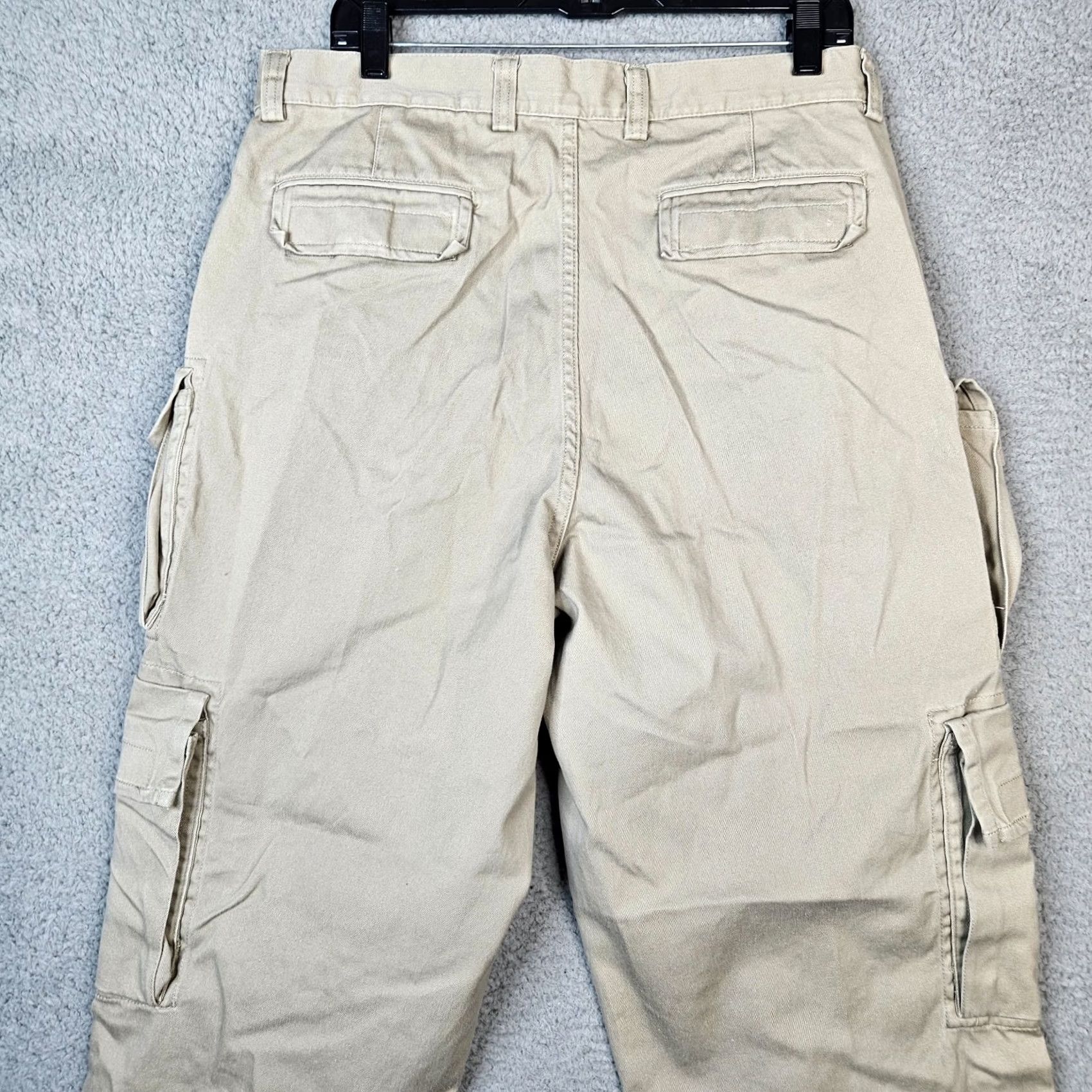 Gap GAP KHAKIS Pants Cargo Wide-Leg Size W35 L31 Beige Regular Mens Vintage No Size US 35 - 6 Thumbnail
