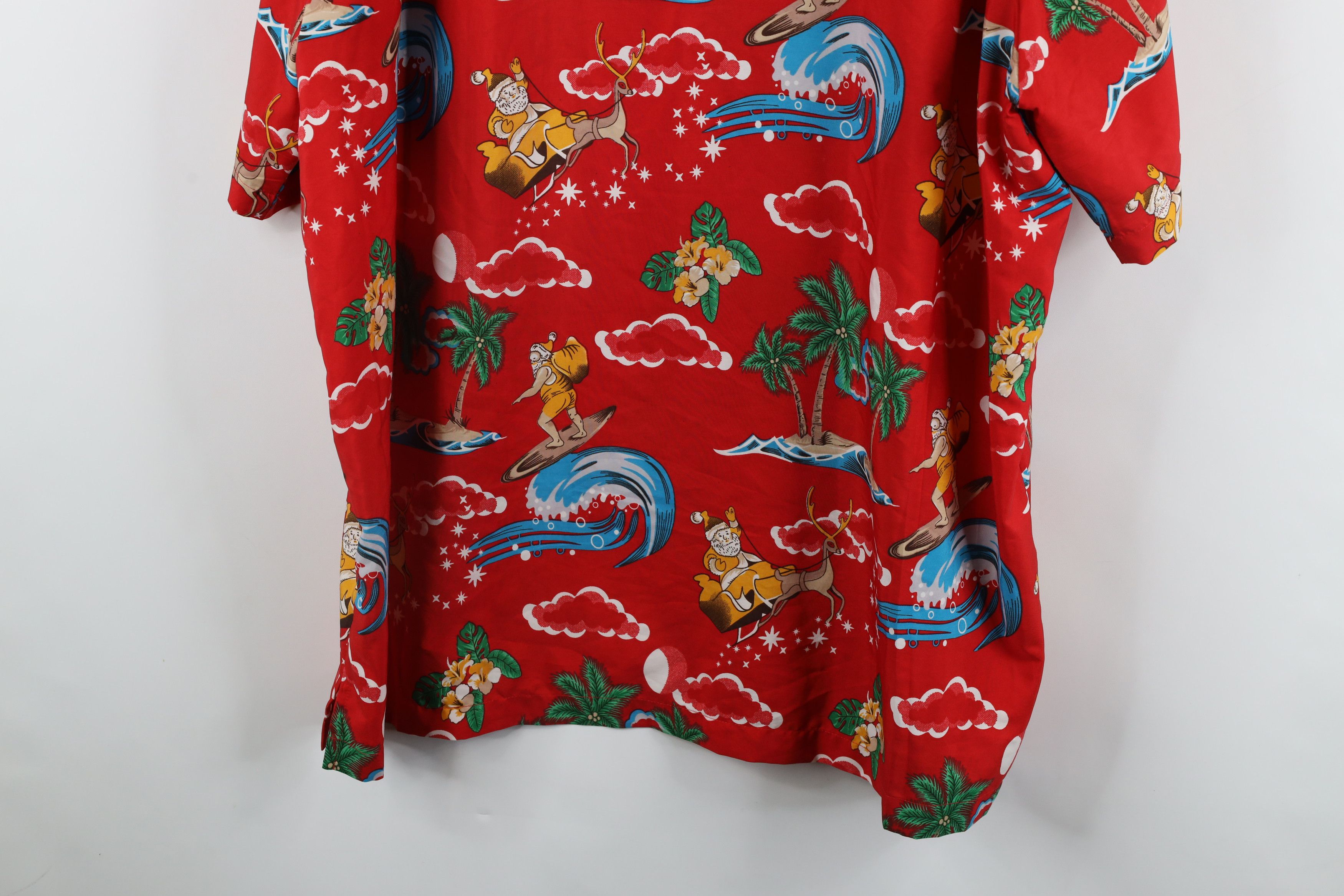 Vintage Vintage 90s Streetwear Claus Surfing Hawaiian Button Shirt Size US XL / EU 56 / 4 - 15 Thumbnail