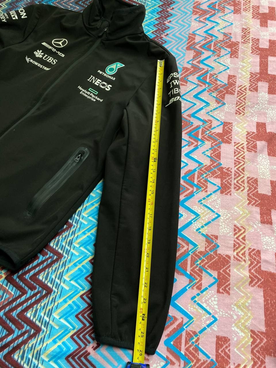 Other AMG Petronas France Racing SoftShell Black Jacket Size US M / EU 48-50 / 2 - 9 Thumbnail