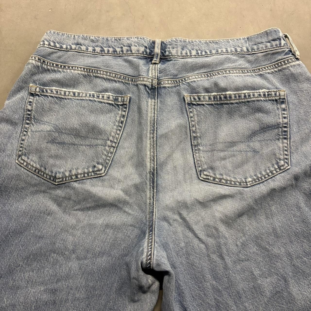 Vintage Crazy Vintage Y2K/2000s Super Baggy Wideleg Skater Streetwear Medium Wash Denim Jeans! Size US 36 / EU 52 - 7 Thumbnail