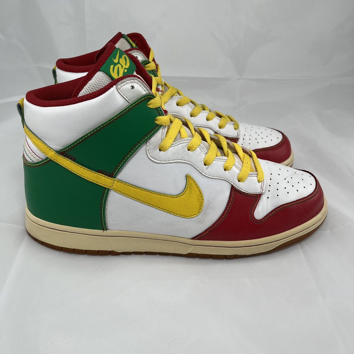 Grailed × Nike × Vintage Size 12 2012 Rare Nike Dunk High Rasta 6.0 Size US 12 / EU 45 - 1 Thumbnail
