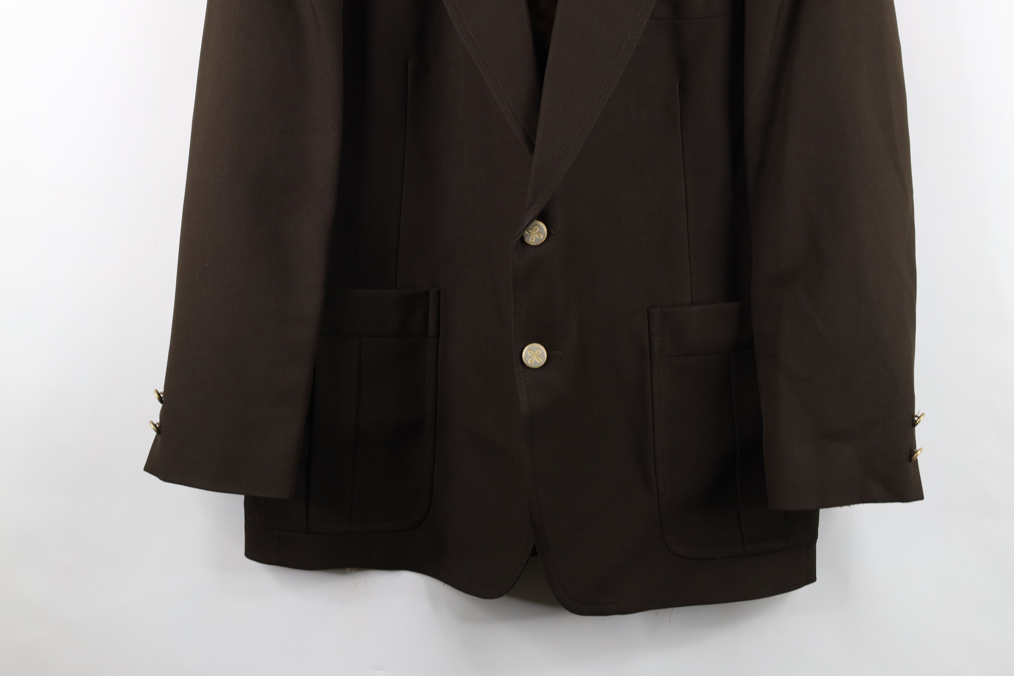 Vintage Vintage 70s Streetwear Suit Coat Blazer Jacket Brown USA Size US XXL / EU 58 / 5 - 3 Thumbnail