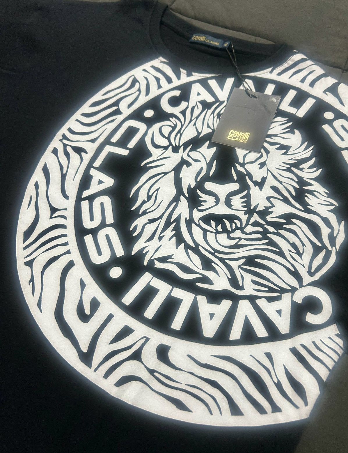 Cavalli Class Cavalli Class Lion Logo Graphic T-Shirt size XL Size US XL / EU 56 / 4 - 3 Thumbnail