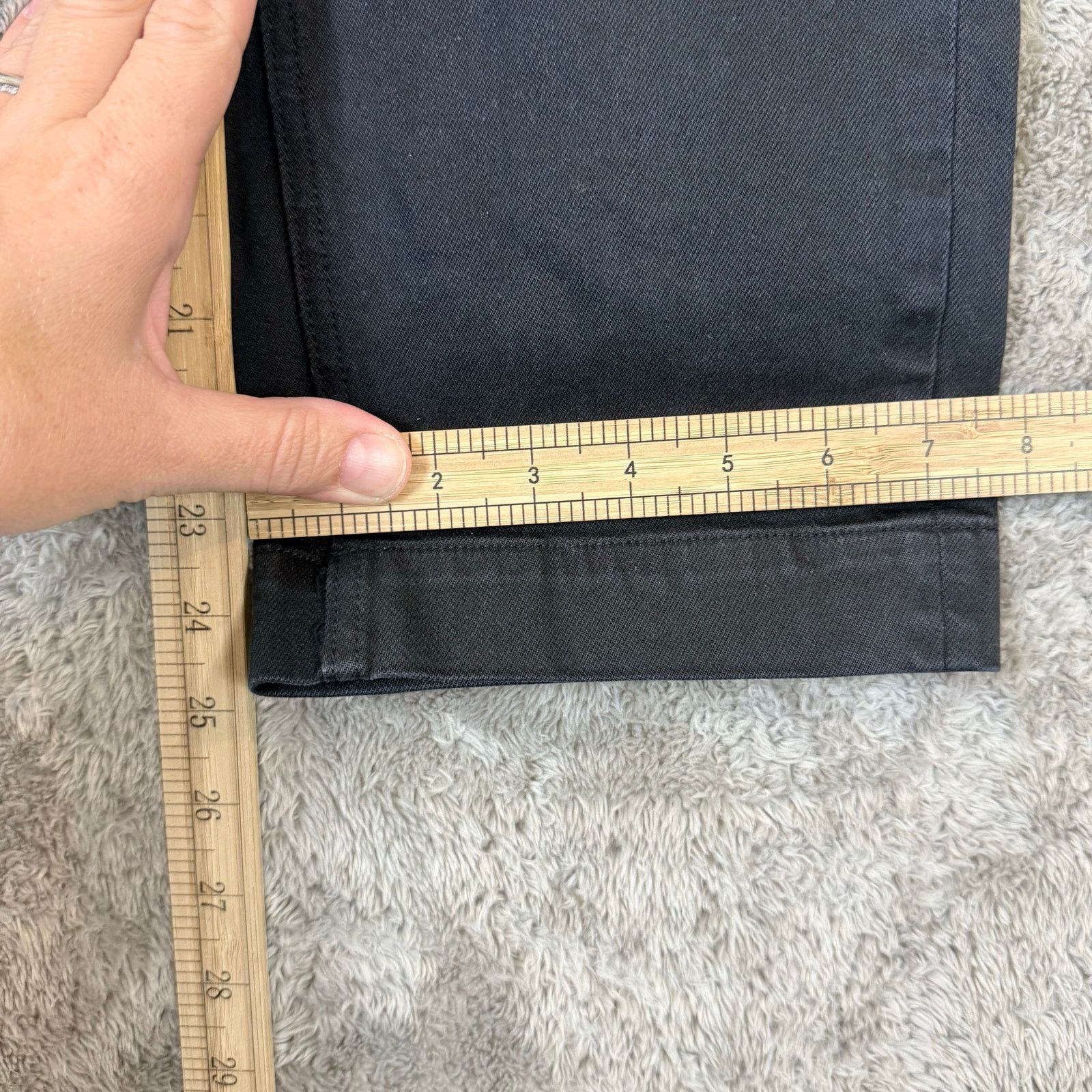 Everlane Everlane Size 2 Black Cropped Straight Regular Jeans Size 26" / US 2 / IT 38 - 8 Thumbnail