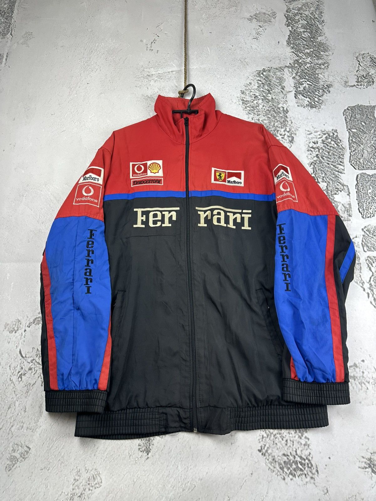 ​【ヴィンテージ】Ferrari F1 マールボロ レーシングブルゾン XXL 超希少!!】 フェラーリ マルボロ F1 中綿ジャケット レーシング