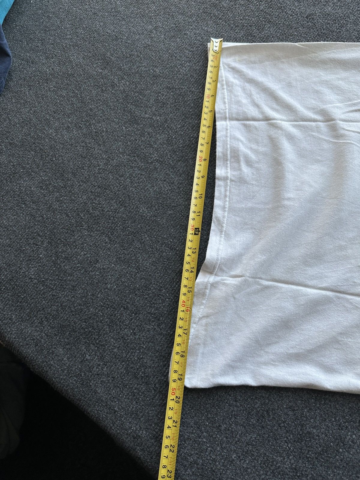 Vintage 🚨USA NEW YORK RARE WHITE DISTRESSED TEE BIG LOGO BOXY FIT Size US S / EU 44-46 / 1 - 15 Thumbnail