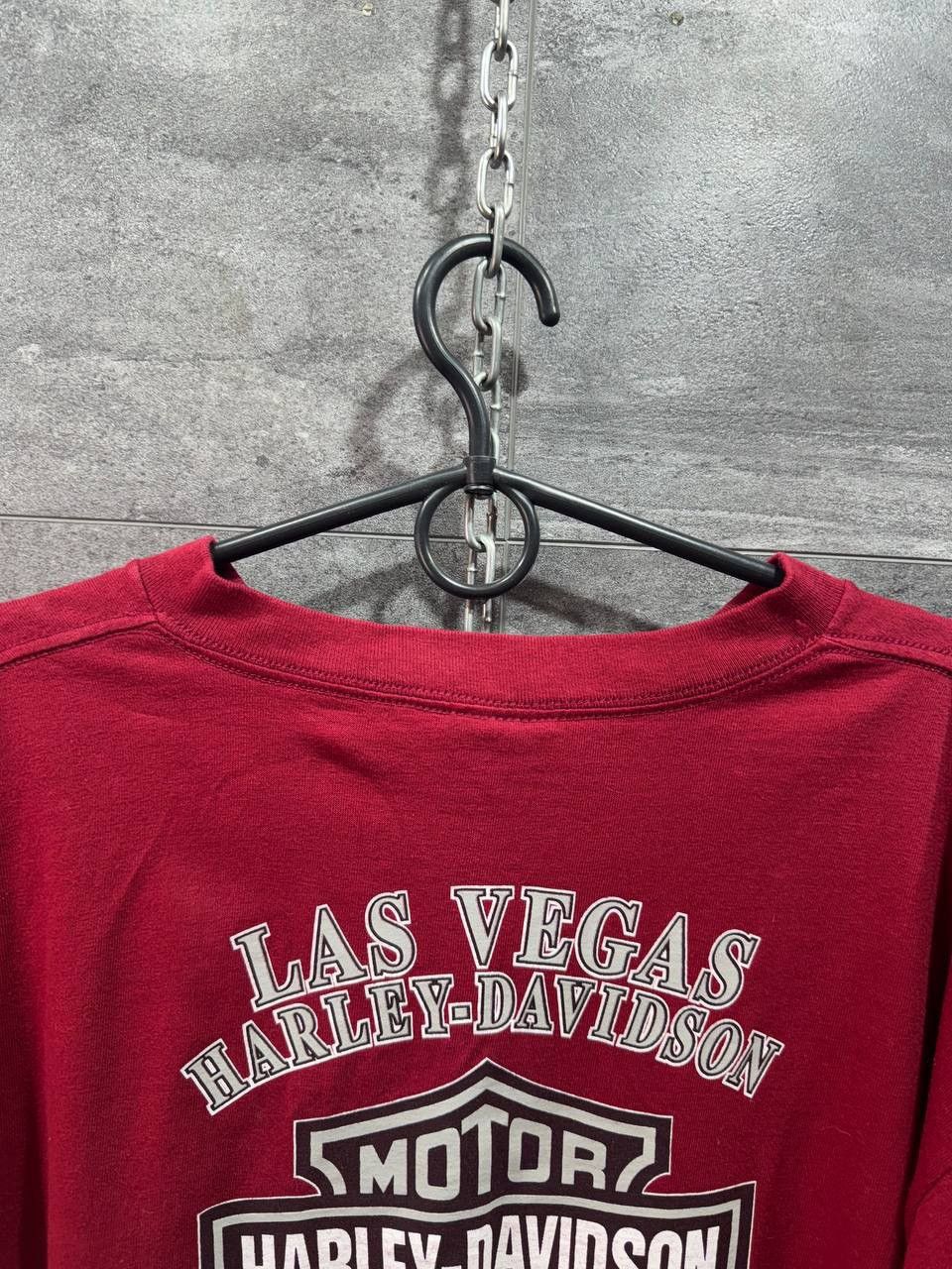 Vintage Vintage 2000 Harley Davidson Las Vegas Long Sleeve T-Shirt Size US XL / EU 56 / 4 - 12 Thumbnail