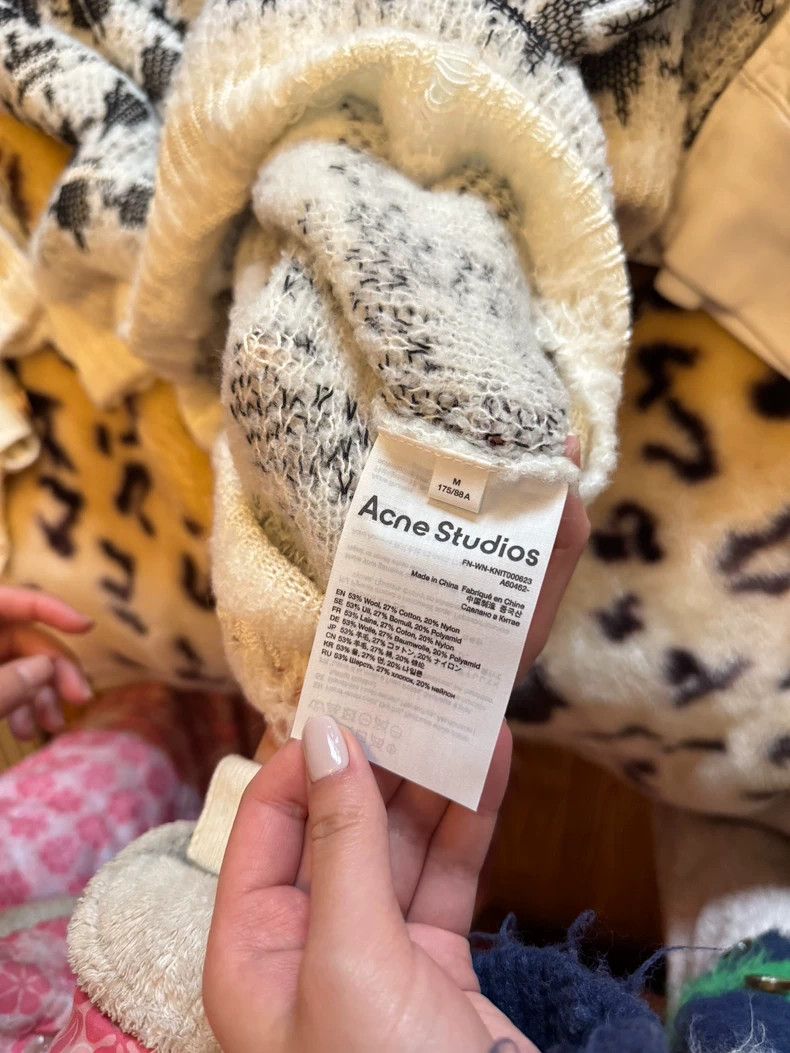 Acne Studios acne studios Thousand-bird checked sweater 2503-Nextarrow Size US M / EU 48-50 / 2 - 4 Thumbnail