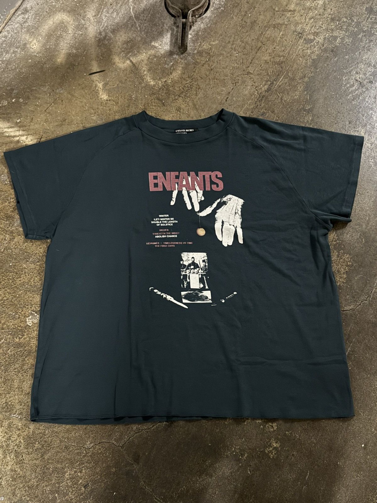 Enfants Riches Deprimes Double The Length Raglan Tee