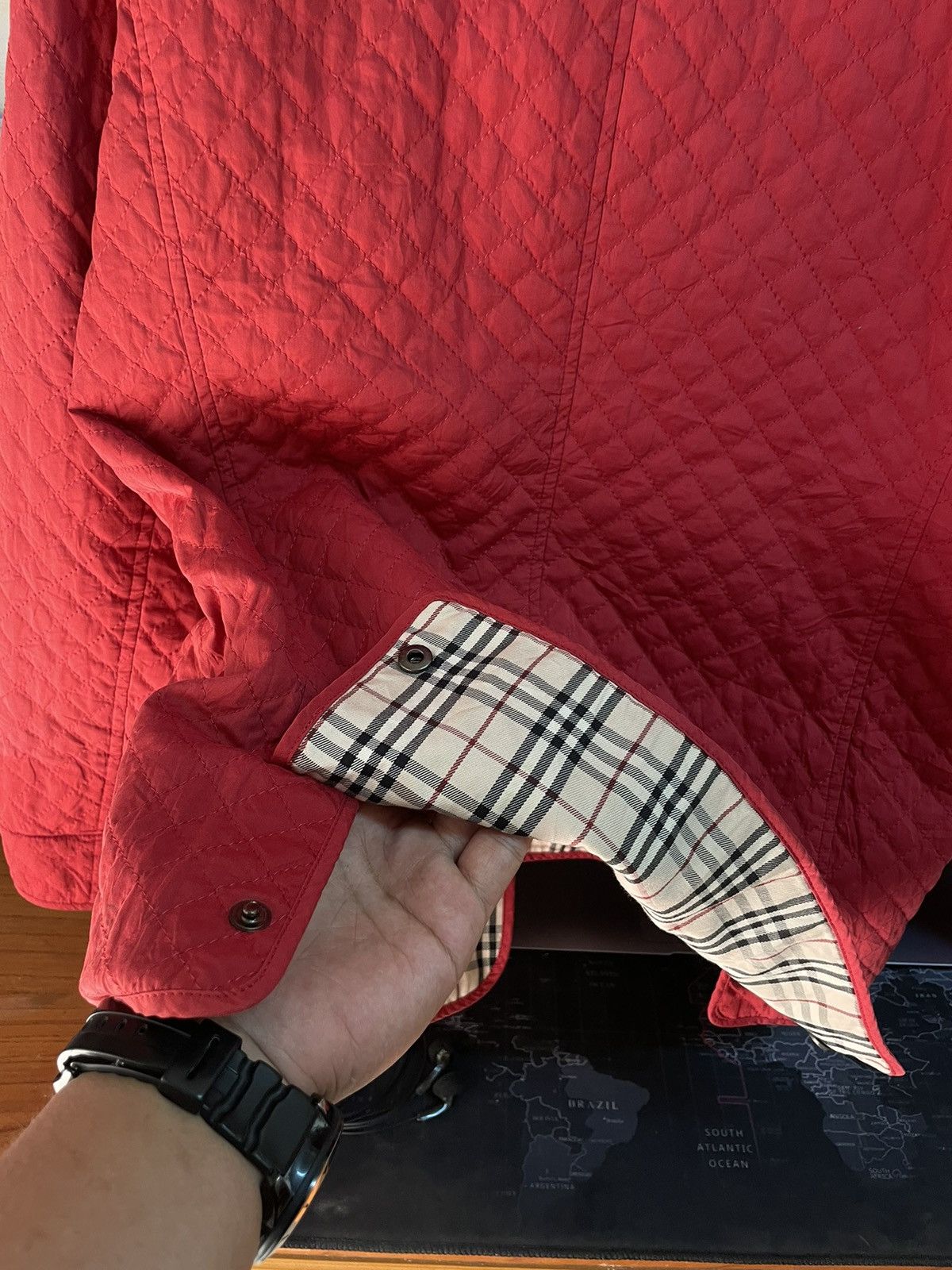 Burberry Vintage Burberry Nova Check Lined Short Quilted Jacket Size US S / EU 44-46 / 1 - 10 Thumbnail