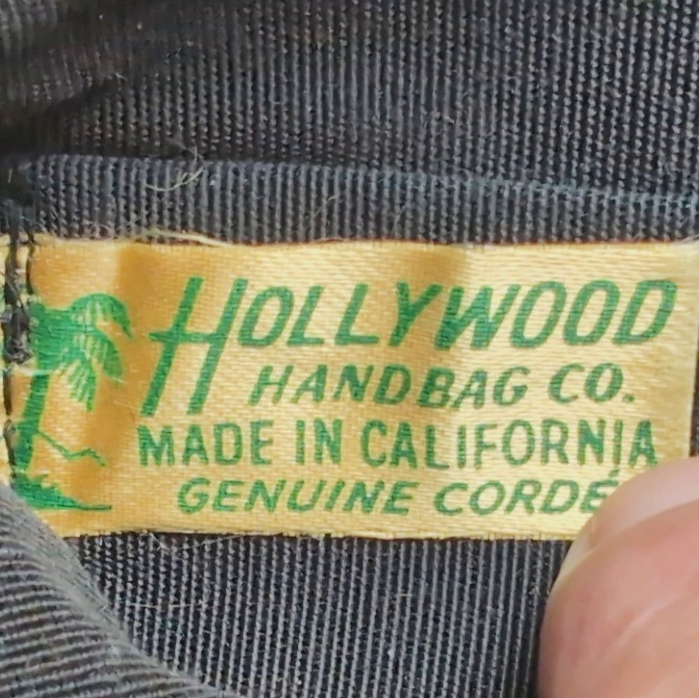Vintage Vintage Hollywood Handbag Corde' Wover Black Clutch Bag Size ONE SIZE - 5 Thumbnail