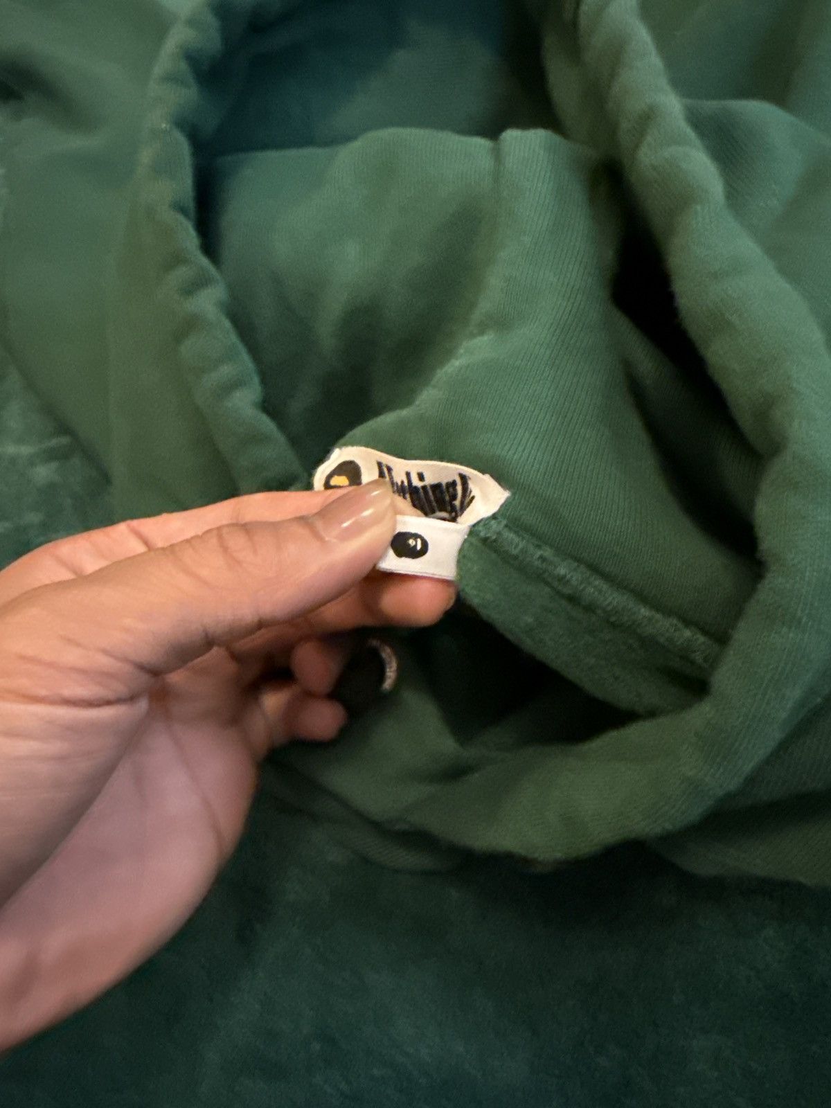 Bape Green Bape Hoodie Size US S / EU 44-46 / 1 - 4 Thumbnail