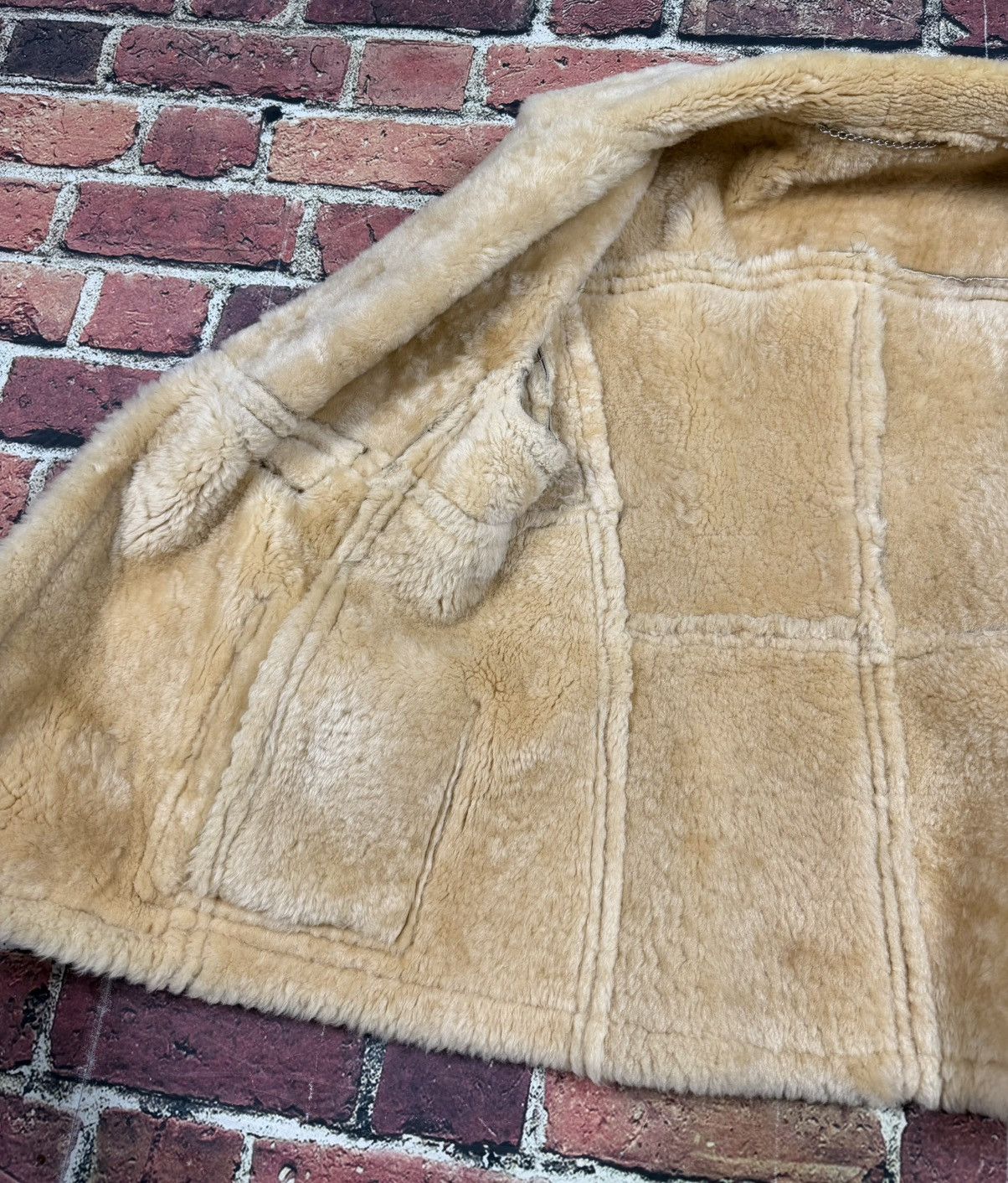 Sears Shearling Sheepskin Rancher Coat Lamb Skin Leather Marlboro Size US L / EU 52-54 / 3 - 4 Thumbnail
