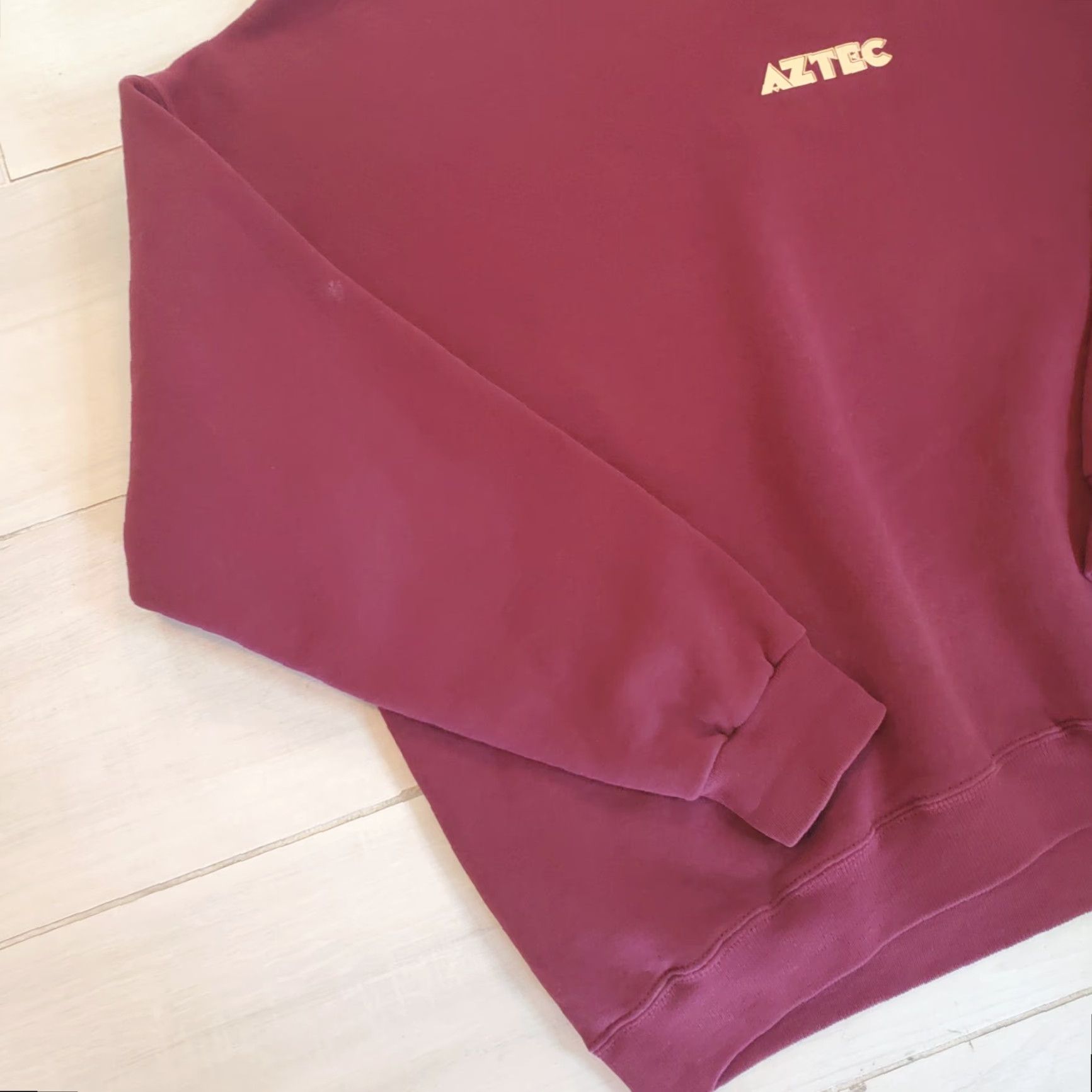 Lee VINTAGE Lee Sweatshirt Mens XL Maroon Crewneck Heavyweight Solid Aztec USA Sweatshirt Mens XL Maroon Crewneck Solid Aztec USA Size US XL / EU 56 / 4 - 2 Thumbnail