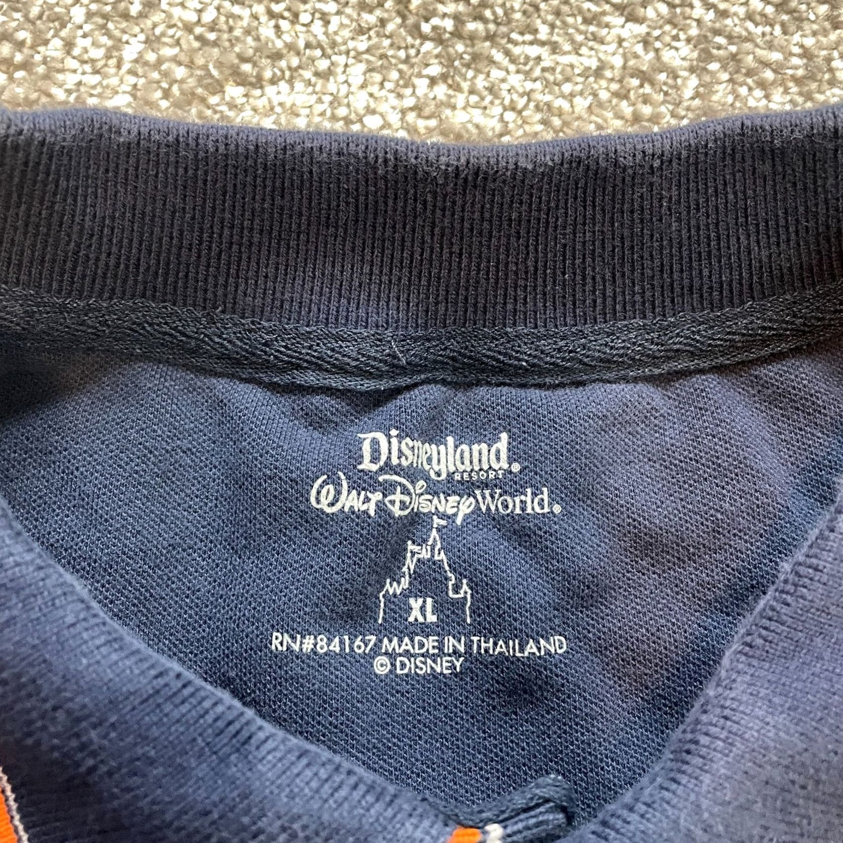 Disney VINTAGE Walt Disney World Disney Resort Polo Shirt Mens XL Blue Collared Stretch Size US XL / EU 56 / 4 - 4 Thumbnail