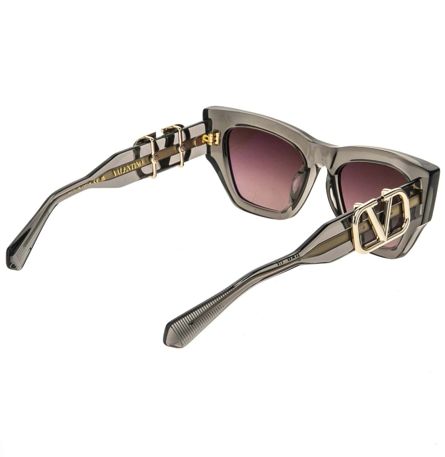 Valentino VALENTINO V-SETTE VLS166 Crystal Gray VLS 166C Sunglasses Size ONE SIZE - 8 Thumbnail