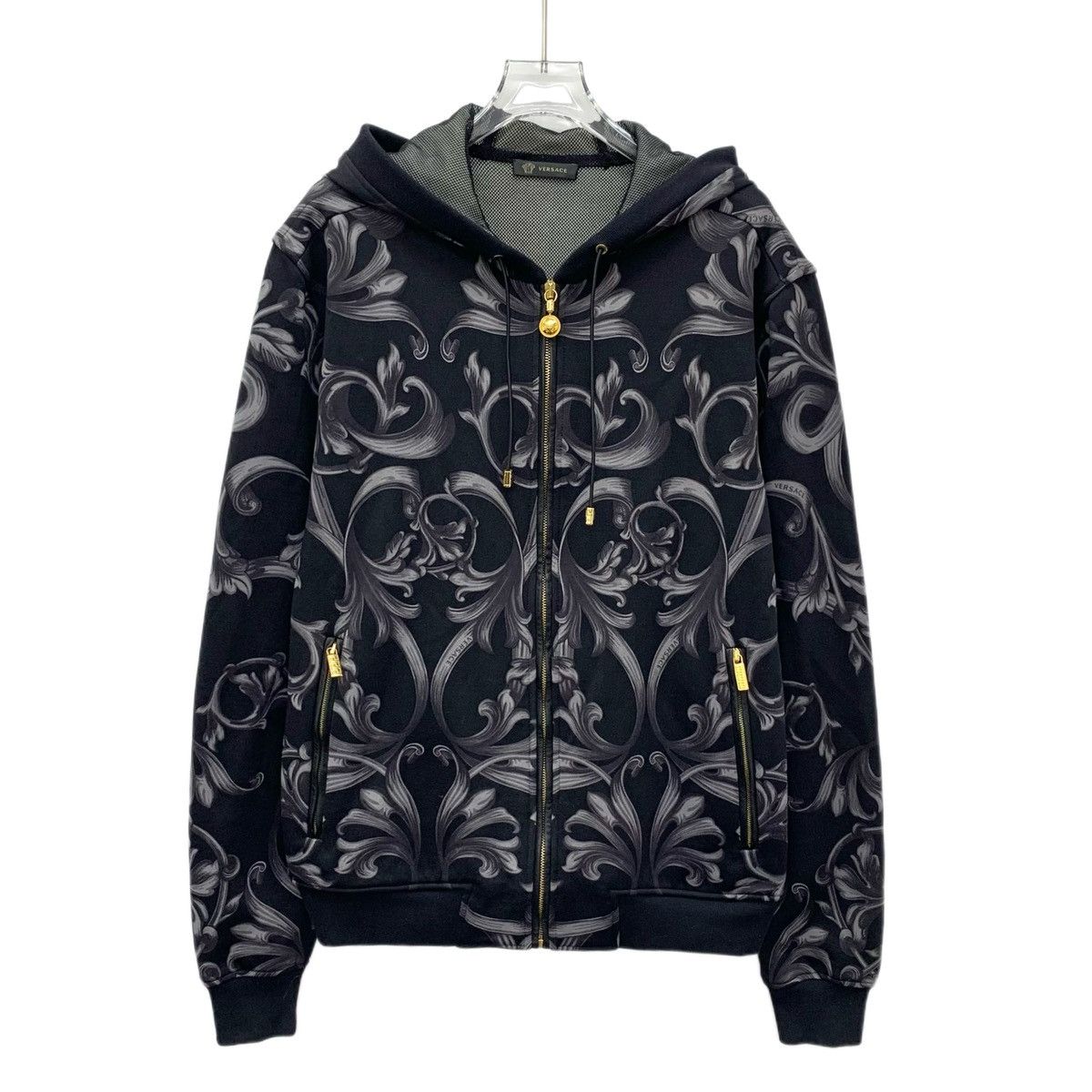 Versace Versace Colorblocked Floral All Over Print Cotton Sweatshirt Size M / US 6-8 / IT 42-44 - 1 Thumbnail