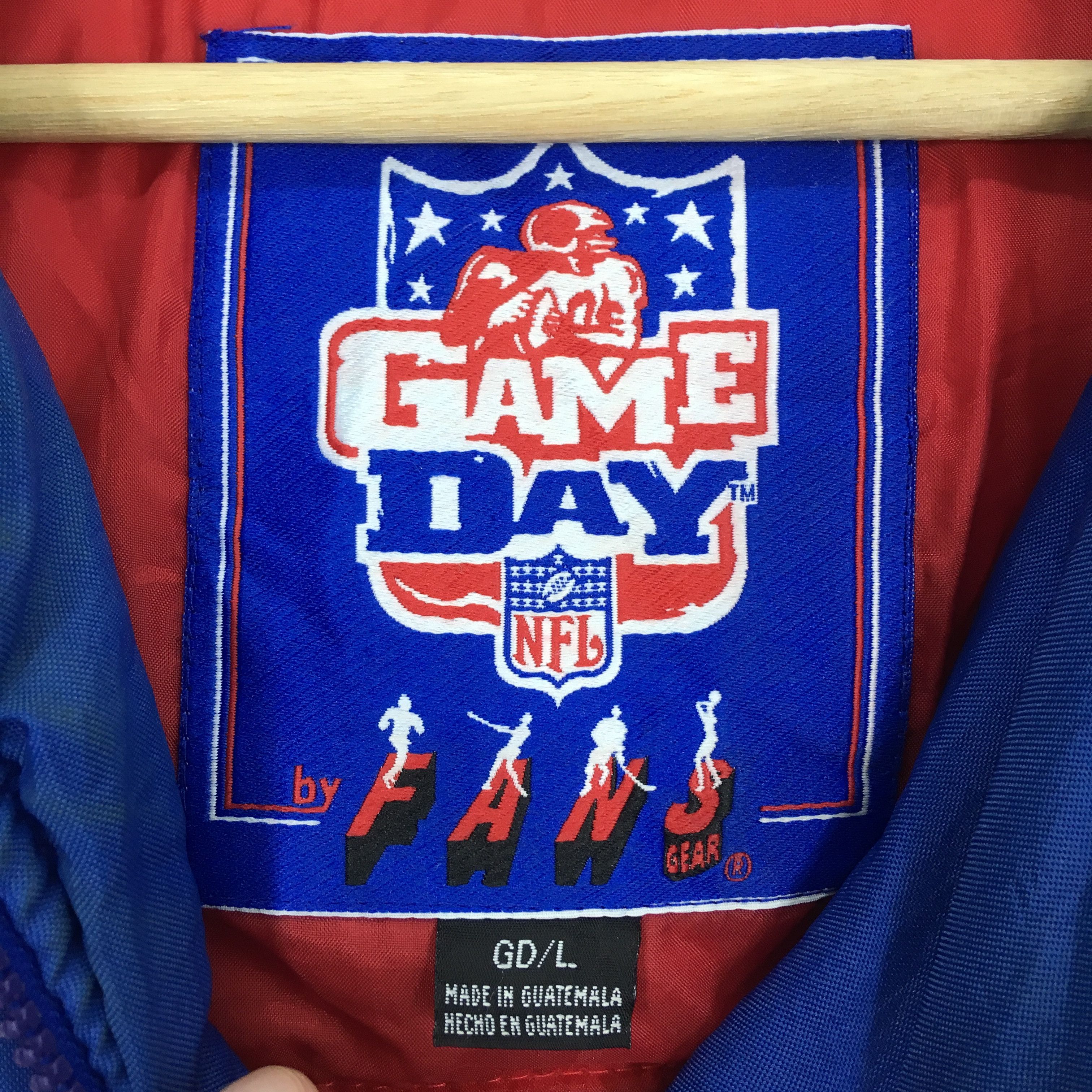 NFL Vintage 90's New York Giants NFL Football Bomber Jacket Size US L / EU 52-54 / 3 - 12 Thumbnail