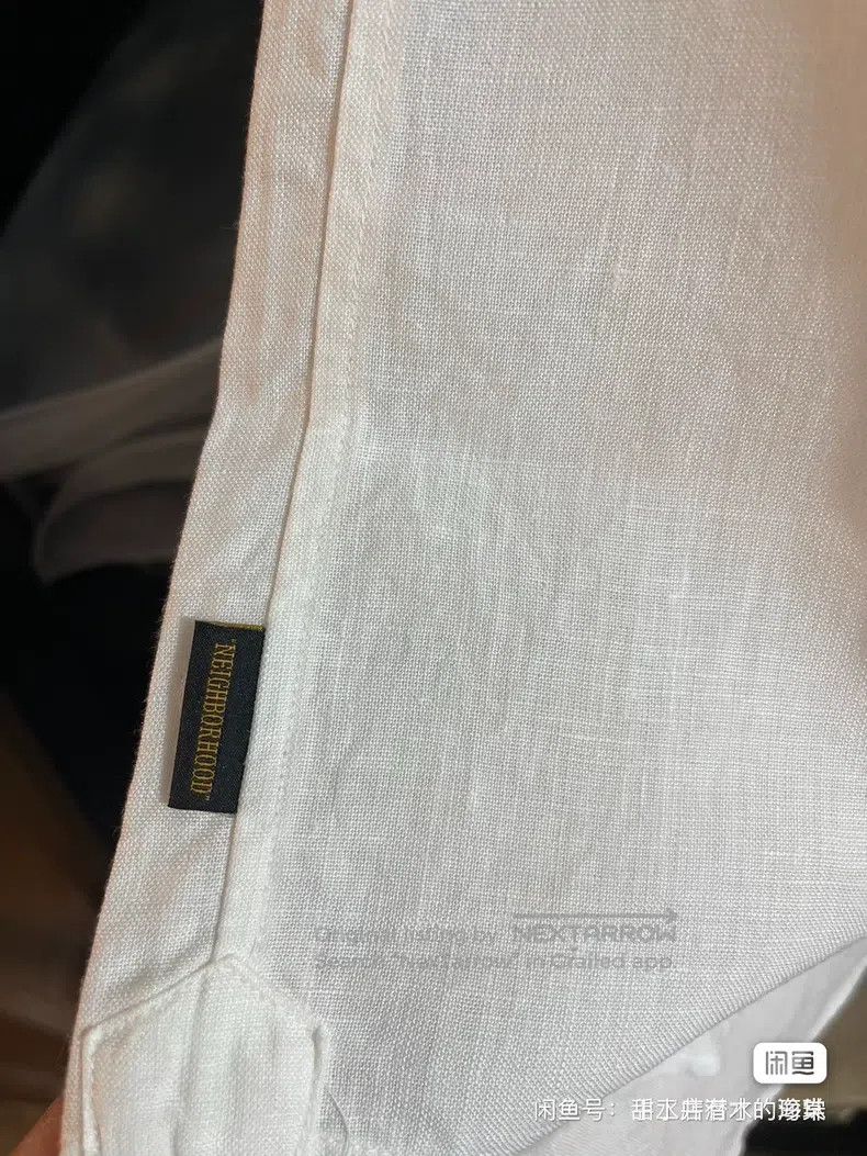 Neighborhood Neighborhood Gold Label White Short Sleeve Shirt, M Size Size US M / EU 48-50 / 2 - 6 Thumbnail