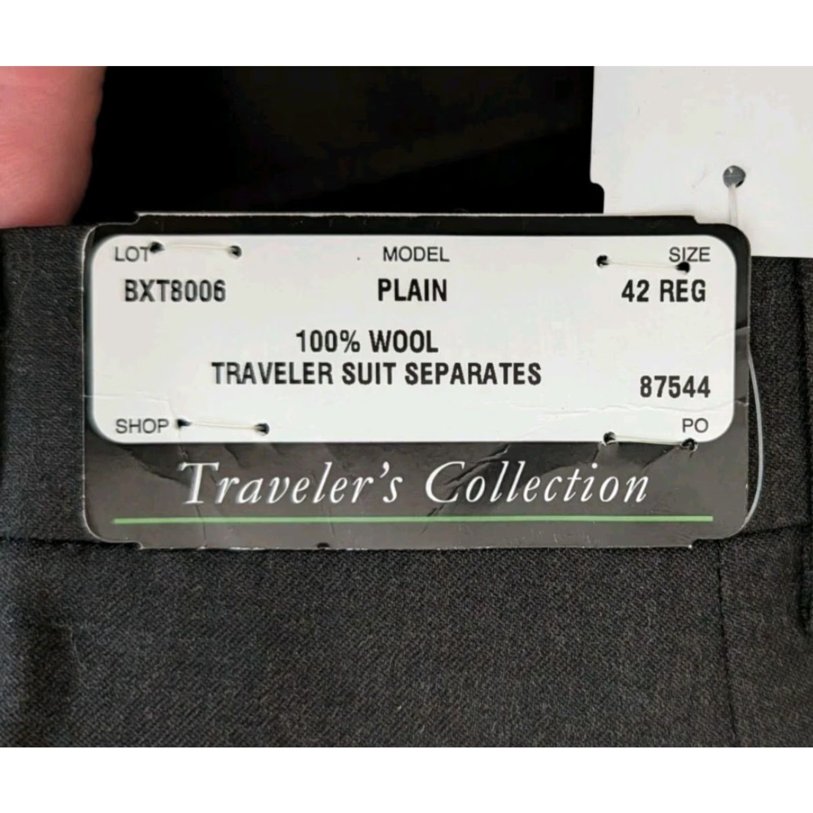 Jos. A. Bank Jos. A. Bank Traveler Wool Dress Pants Olive 42x30 Mens Slacks Formal Size US 42 / EU 58 - 3 Thumbnail