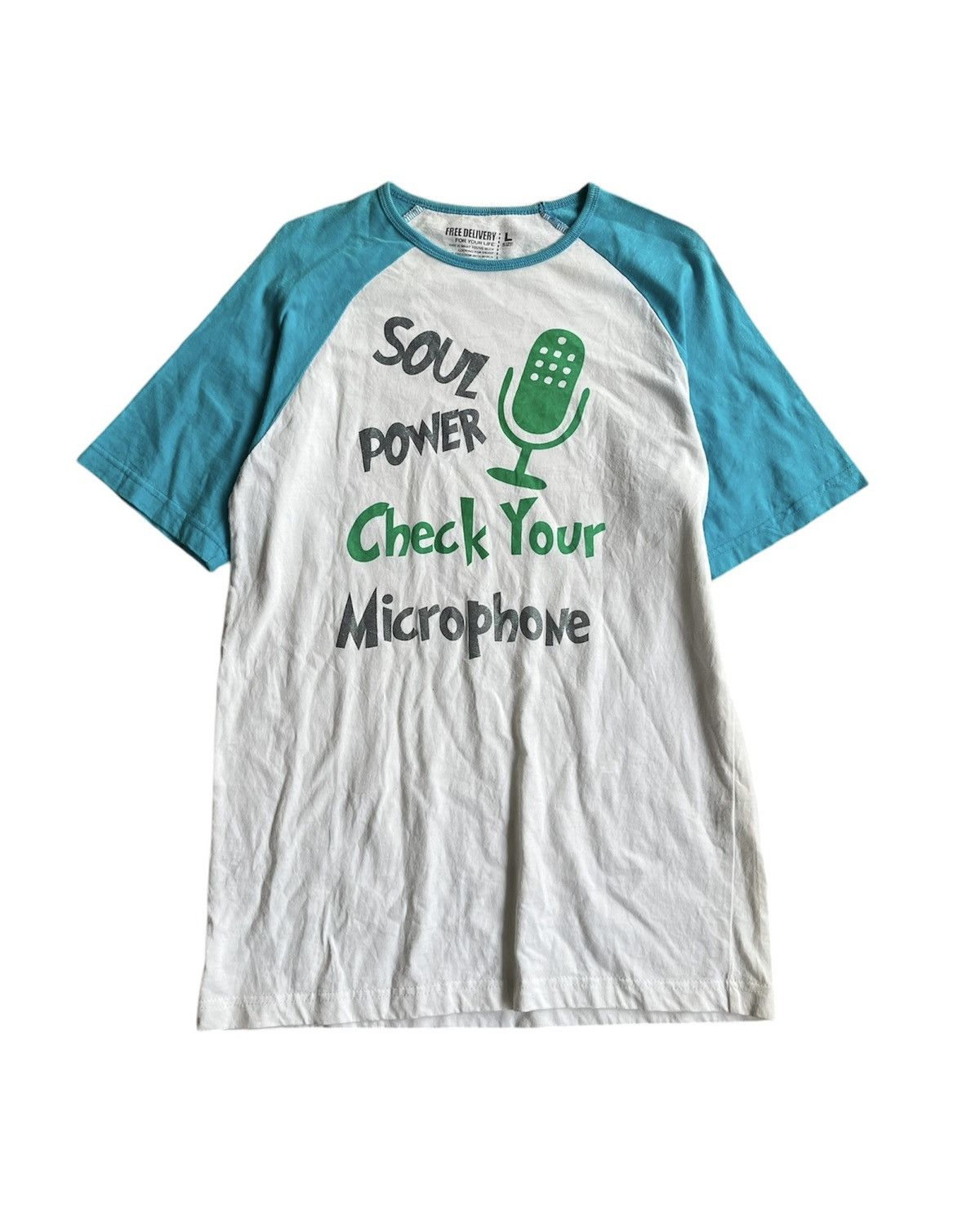 Hysteric Glamour × Japanese Brand × Vintage ❤️‍🔥NEEDGONE ❤️‍🔥MUSIC YOUR MICROPHONE TEE Size US M / EU 48-50 / 2 - 1 Thumbnail