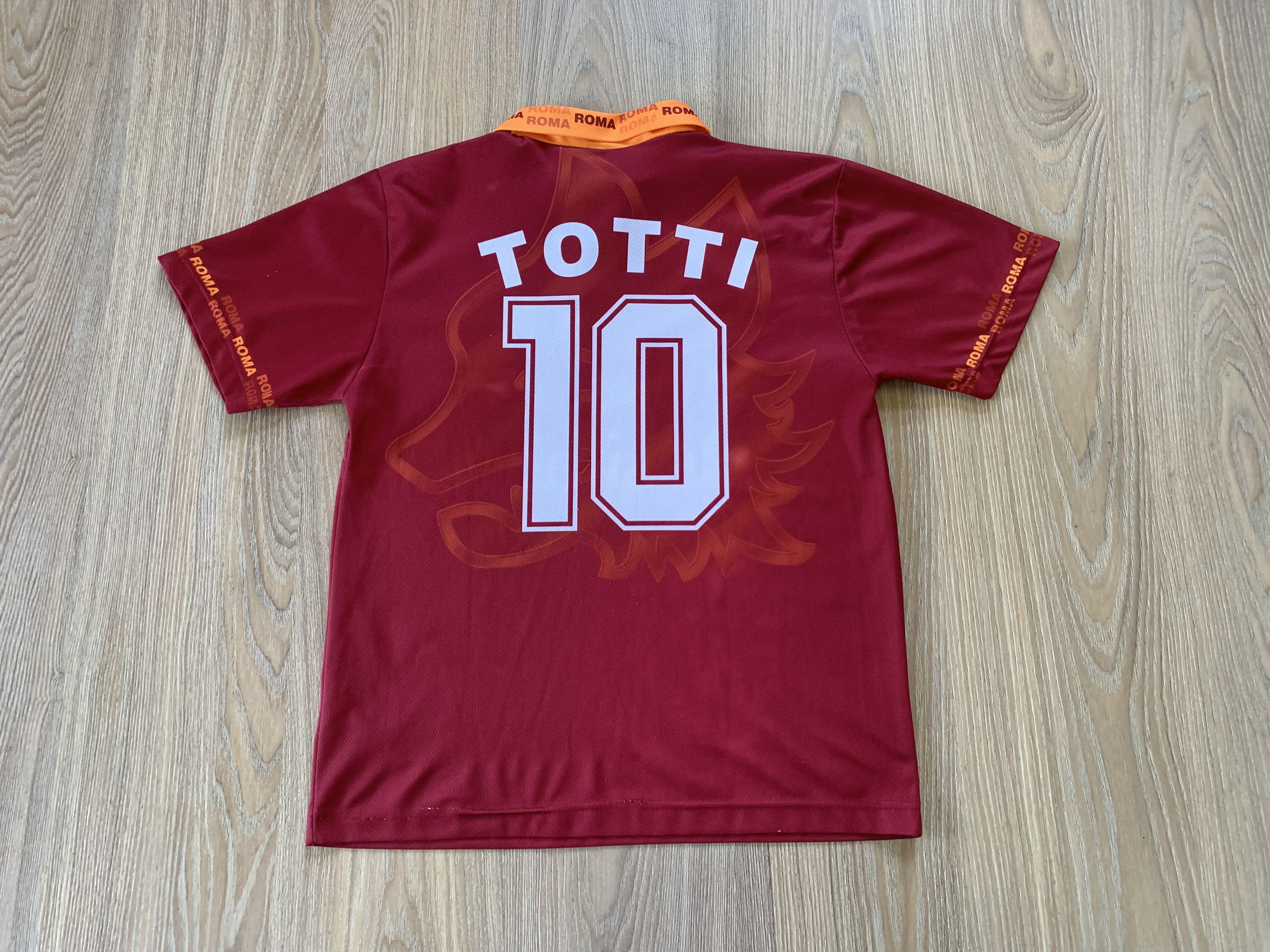 Other Mens Vintage AS Roma Totti Soccer Jersey Home Italy Size US M / EU 48-50 / 2 - 3 Thumbnail