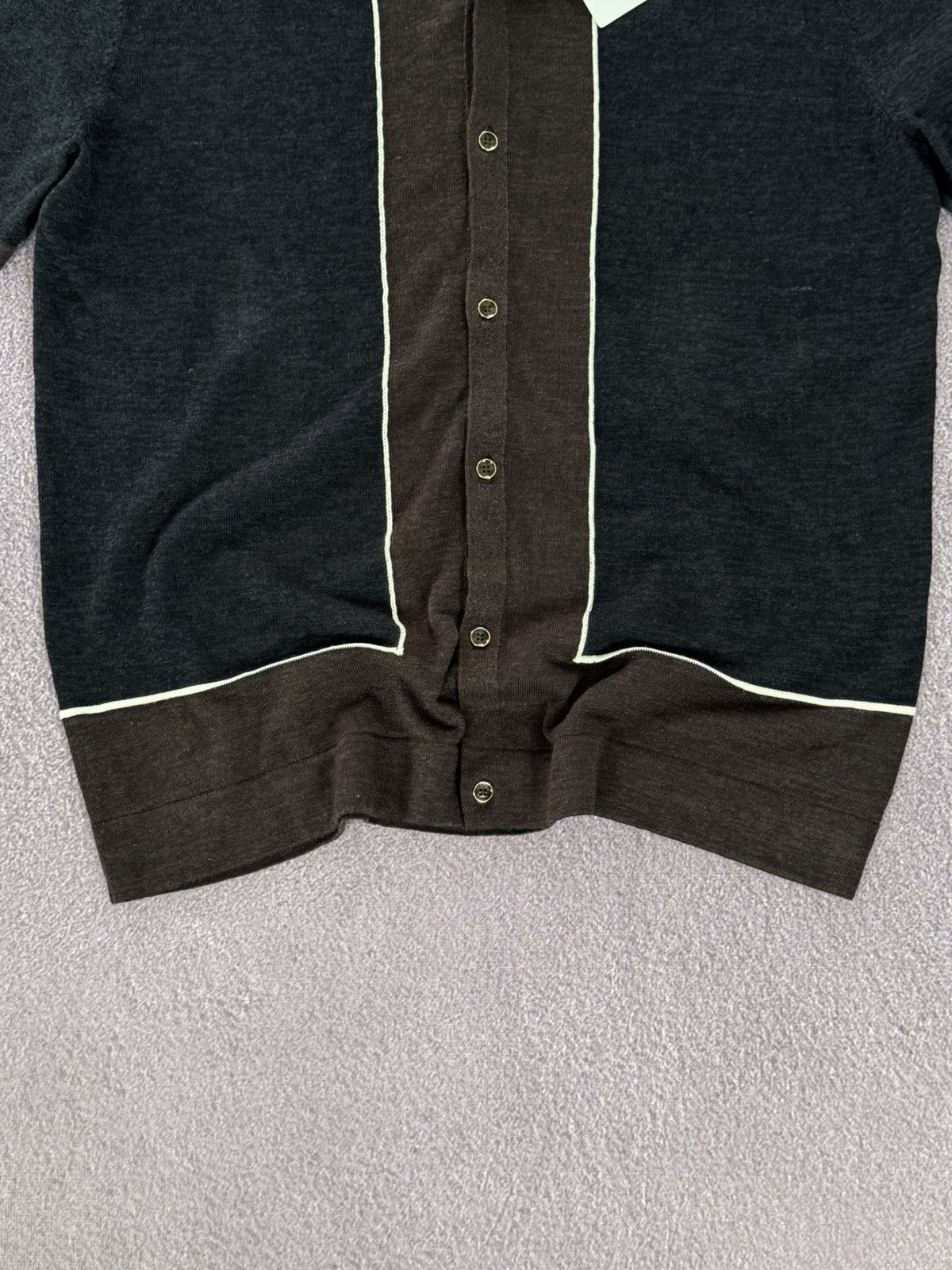 Reiss Reiss Old Money Vibe Glamour Luxury Polo Shirt Size US L / EU 52-54 / 3 - 3 Thumbnail