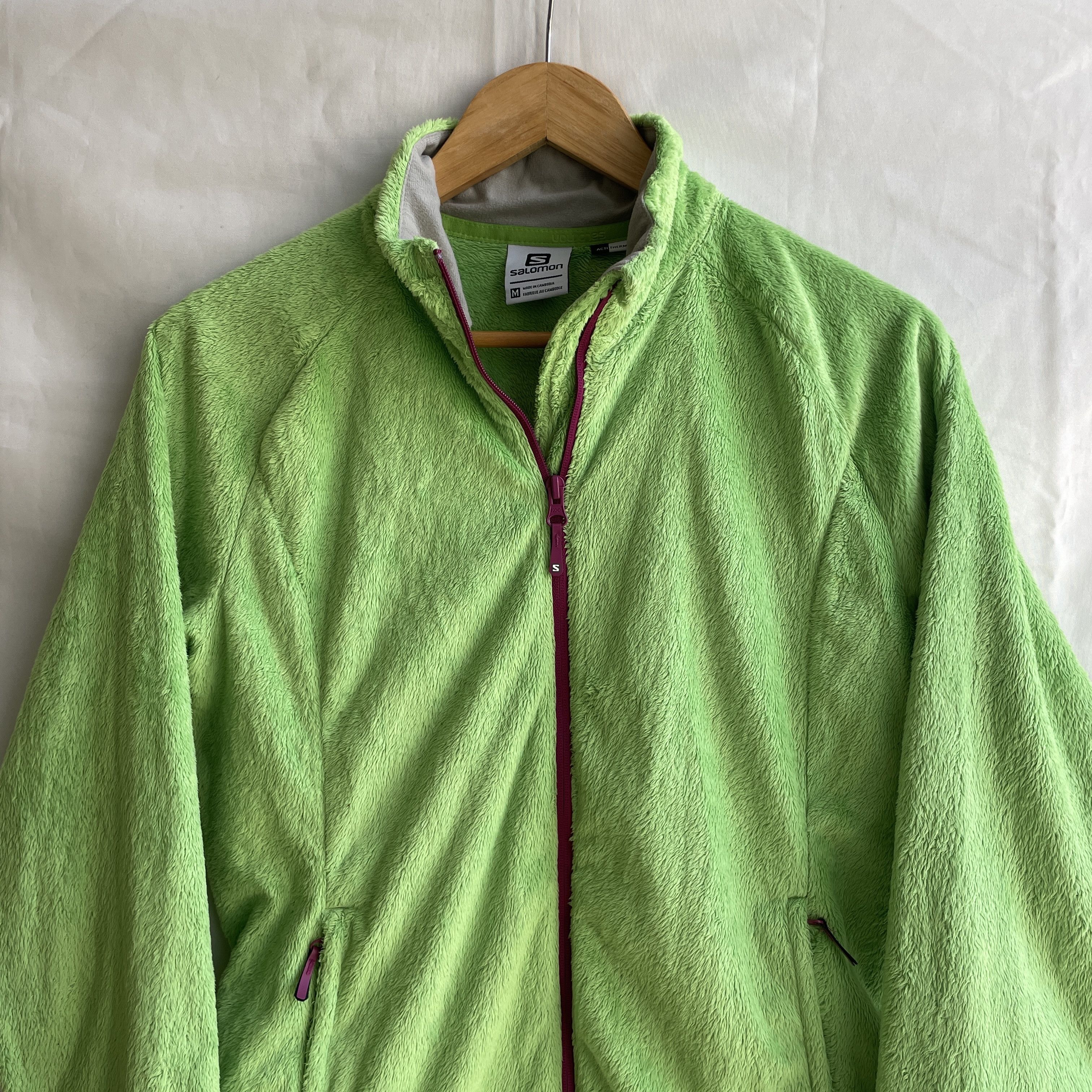 Salomon Salomon Womens Acti Therm Fleece Jacket Size M Size M / US 6-8 / IT 42-44 - 3 Thumbnail