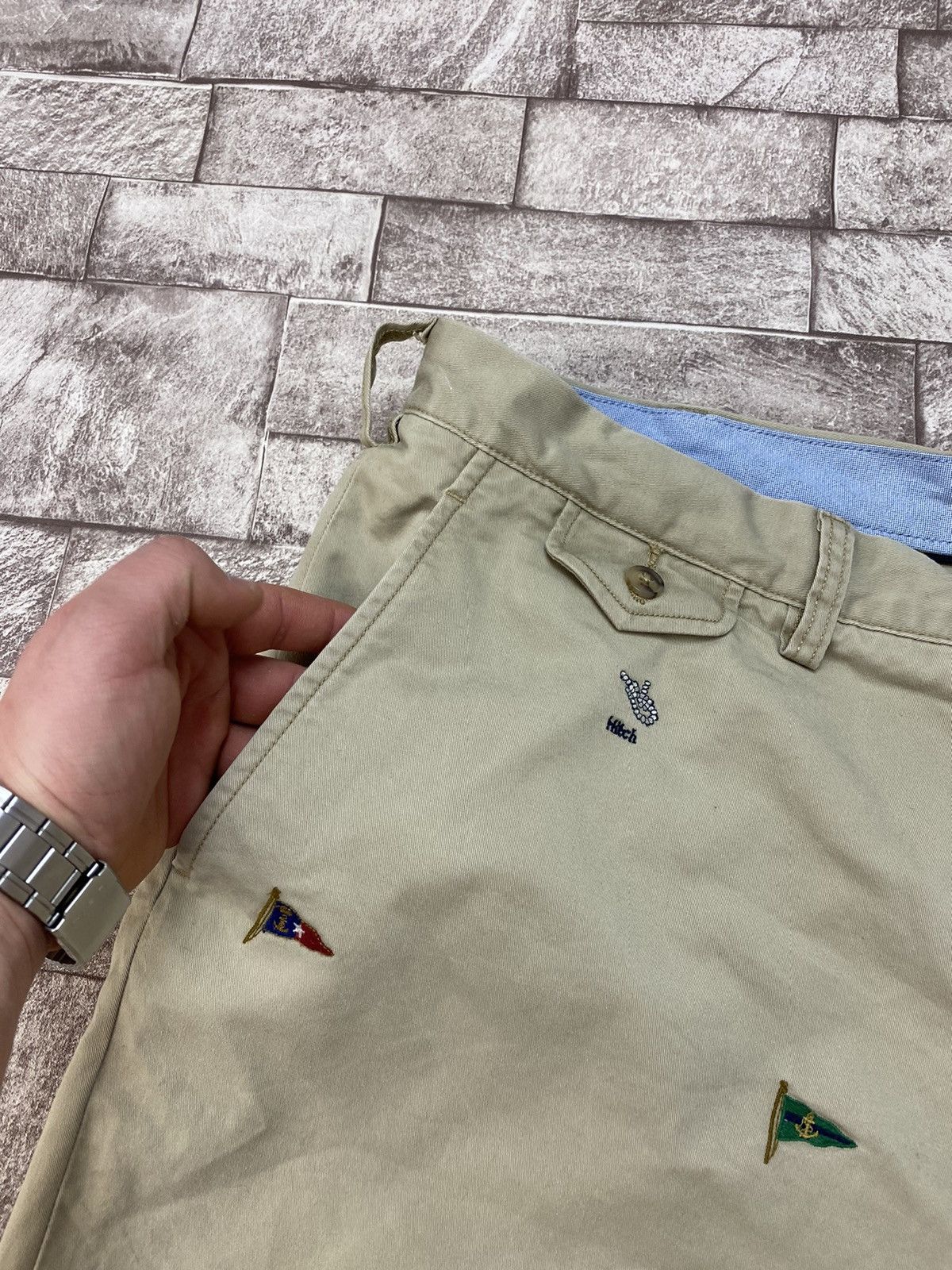Polo Ralph Lauren × Vintage Polo Ralph Lauren Stretch Classic Fit The Polo Chino 36 Size US 36 / EU 52 - 6 Thumbnail
